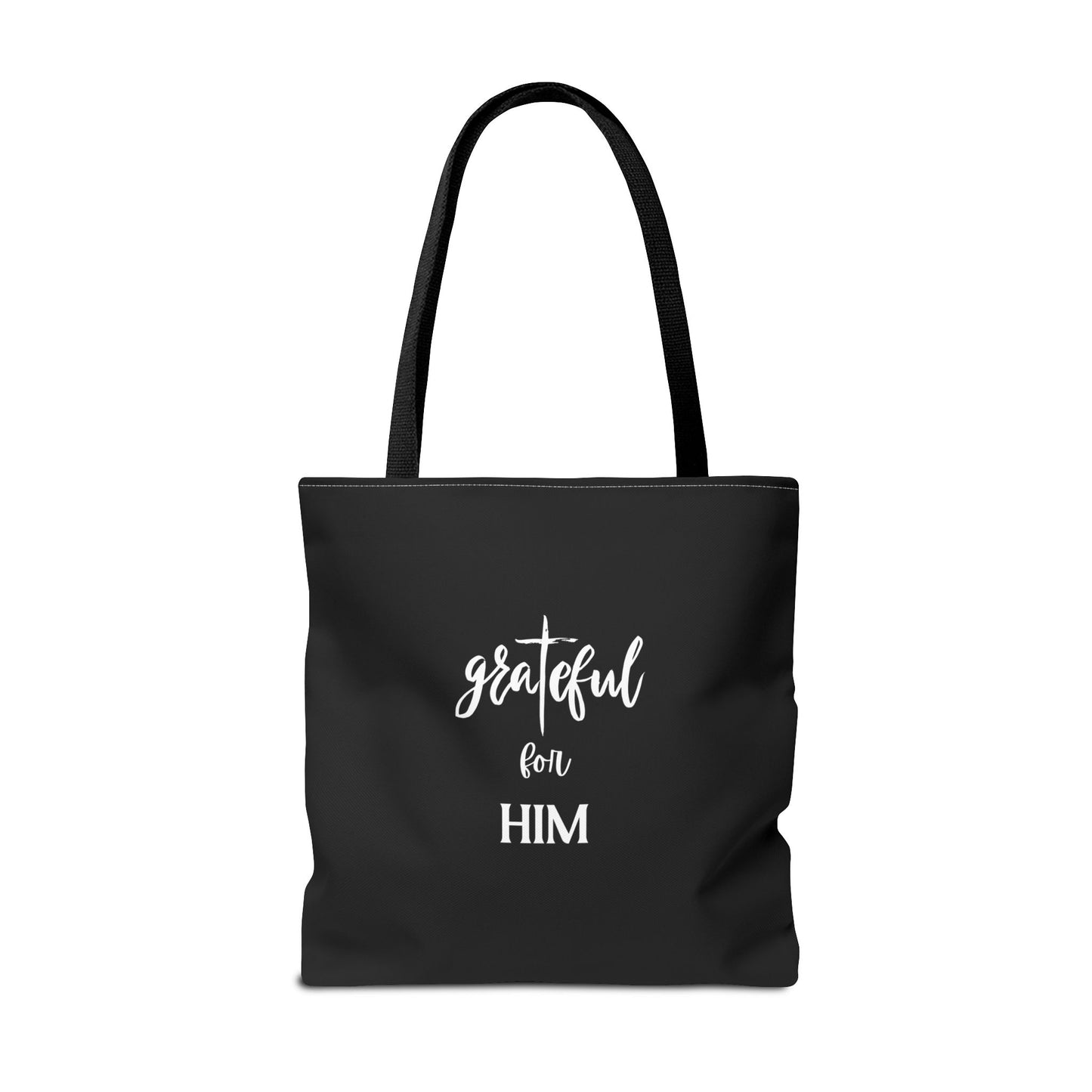 Unisex GraTeful For Him Faith Bible Study Reusable Lunch Bag Everyday Carry Tote Bag