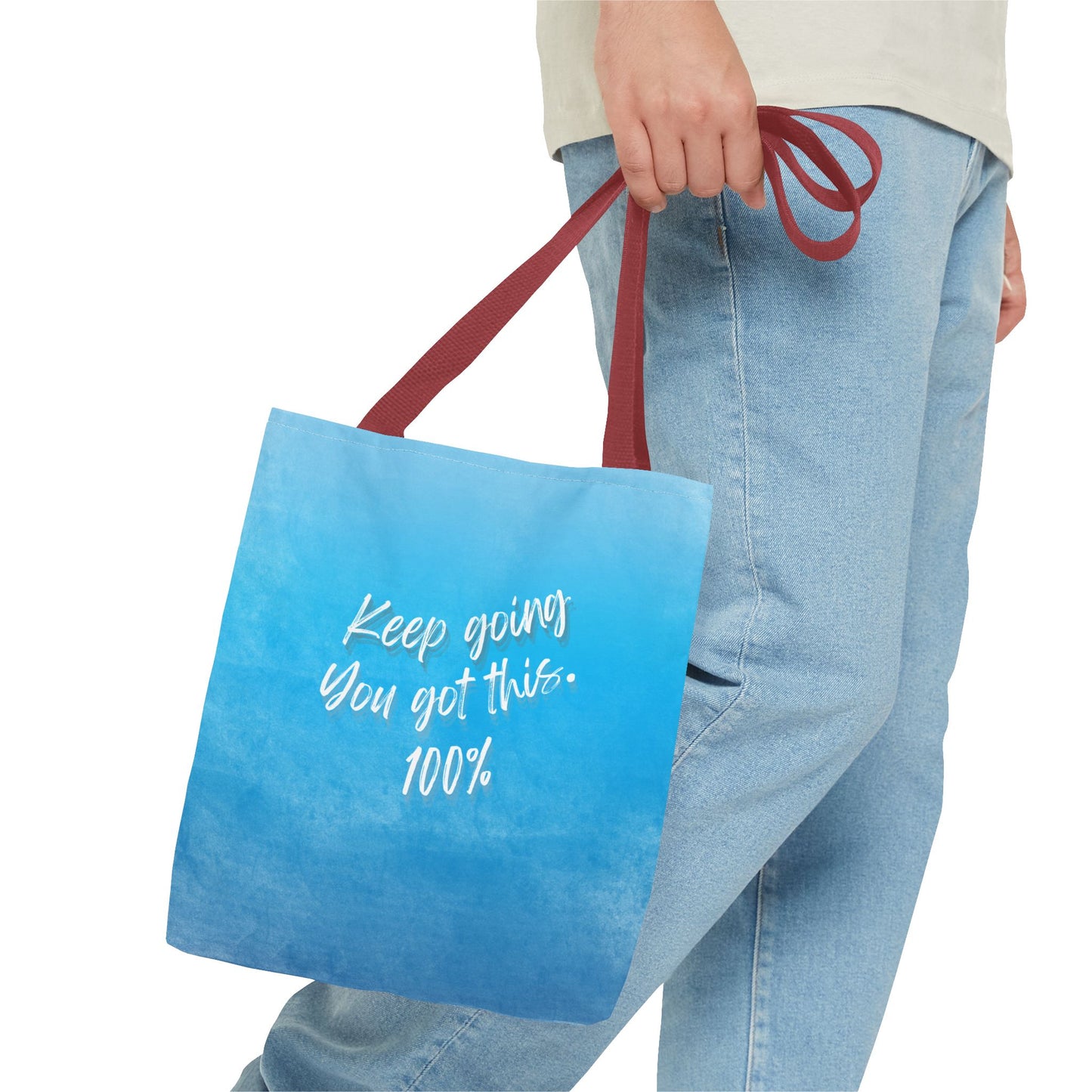 Unisex Motivational Tote Bag Words of Encouragement Mental Health Awareness Reusable Tote Bag