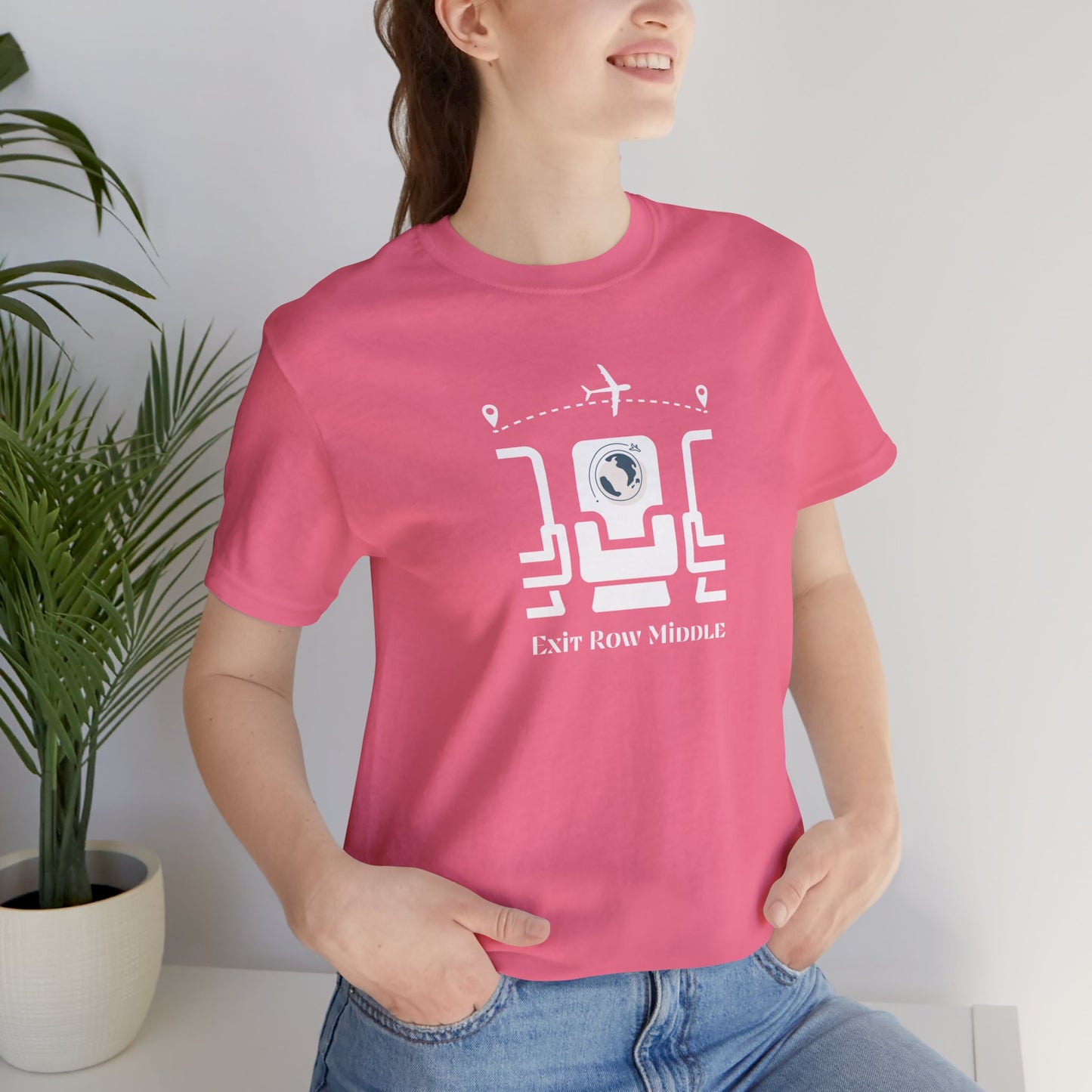 Unisex Jersey Short Sleeve Exit Row Middle Travel T-Shirt