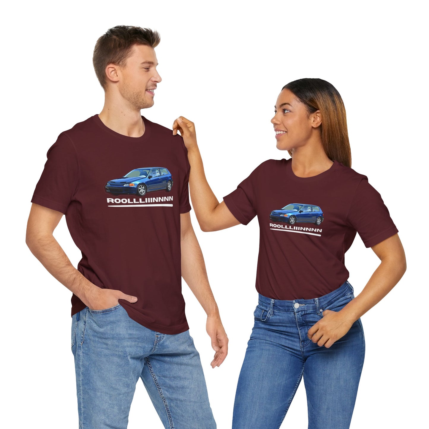 Unisex Jersey Short Sleeve Rolllllin Civic Hatchback Appreciation T-Shirt