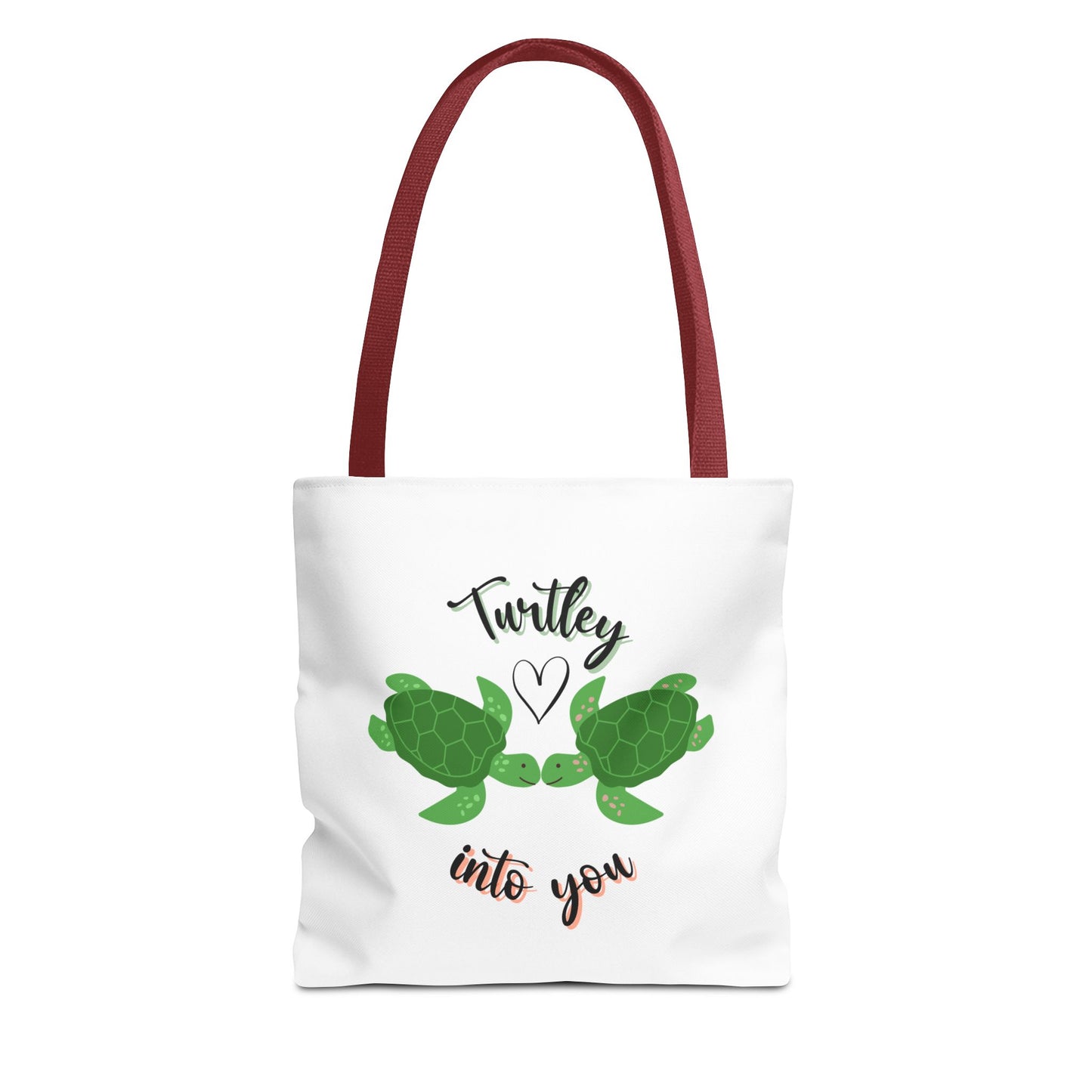 Unisex Cute Turtle Lover Turtley Into You Tote Bag