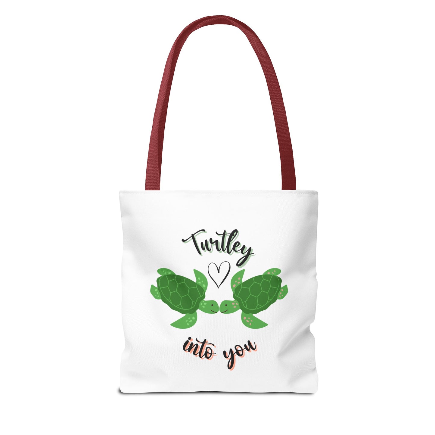 Unisex Cute Turtle Lover Turtley Into You Tote Bag