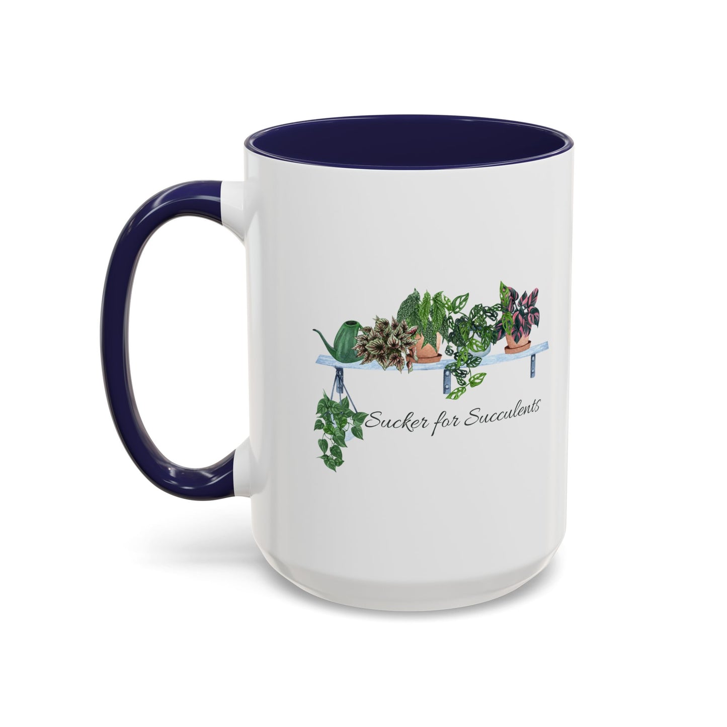 11oz/15oz Garden Themed Coffee Mug Sucker for Succulents