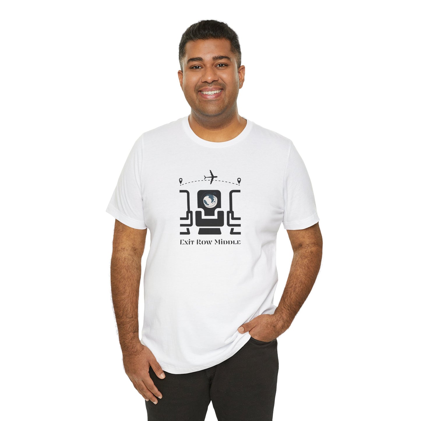 Unisex Jersey Short Sleeve Exit Row Middle Travel T-Shirt