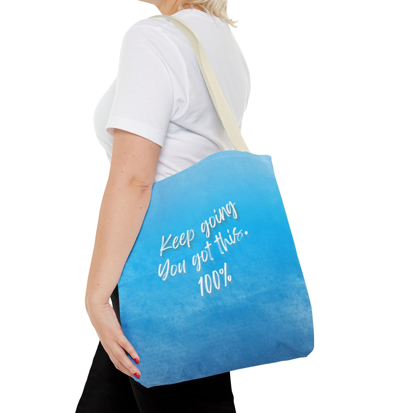 Unisex Motivational Tote Bag Words of Encouragement Mental Health Awareness Reusable Tote Bag