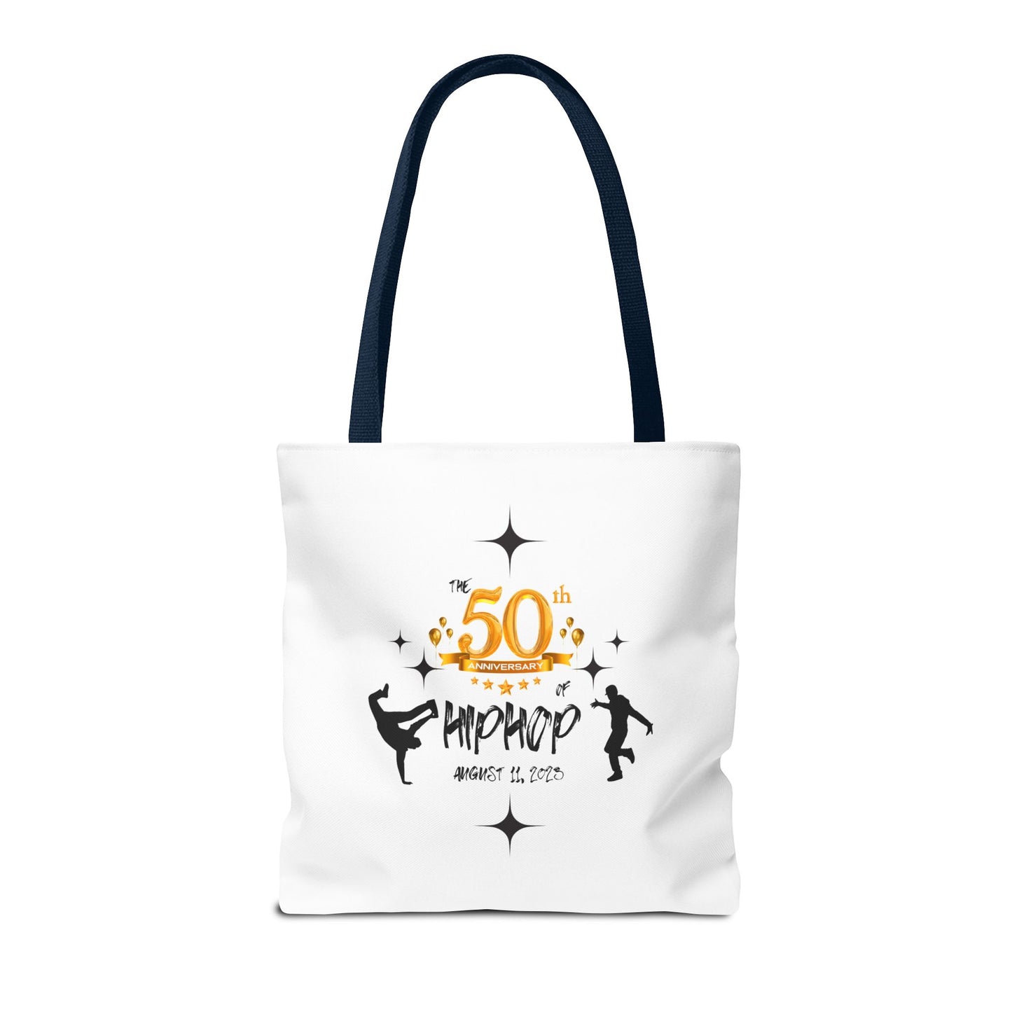 Unisex 50th Anniversary of HipHop August 11, 2023 Commemorative Tote Bag HipHop Anniversary Tote Music Fan Tote Bag Gift For DJ Music Lover