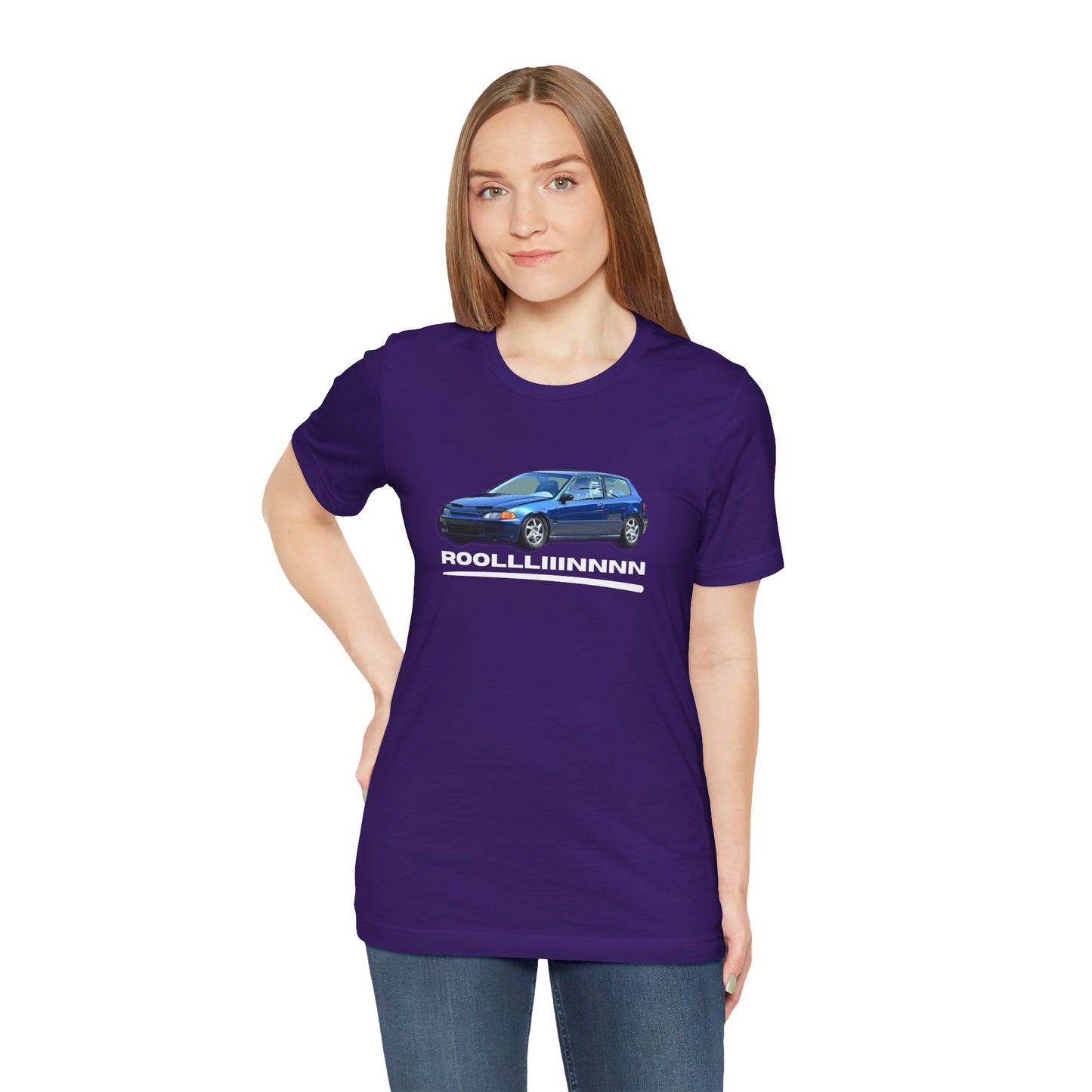 Unisex Jersey Short Sleeve Rolllllin Civic Hatchback Appreciation T-Shirt