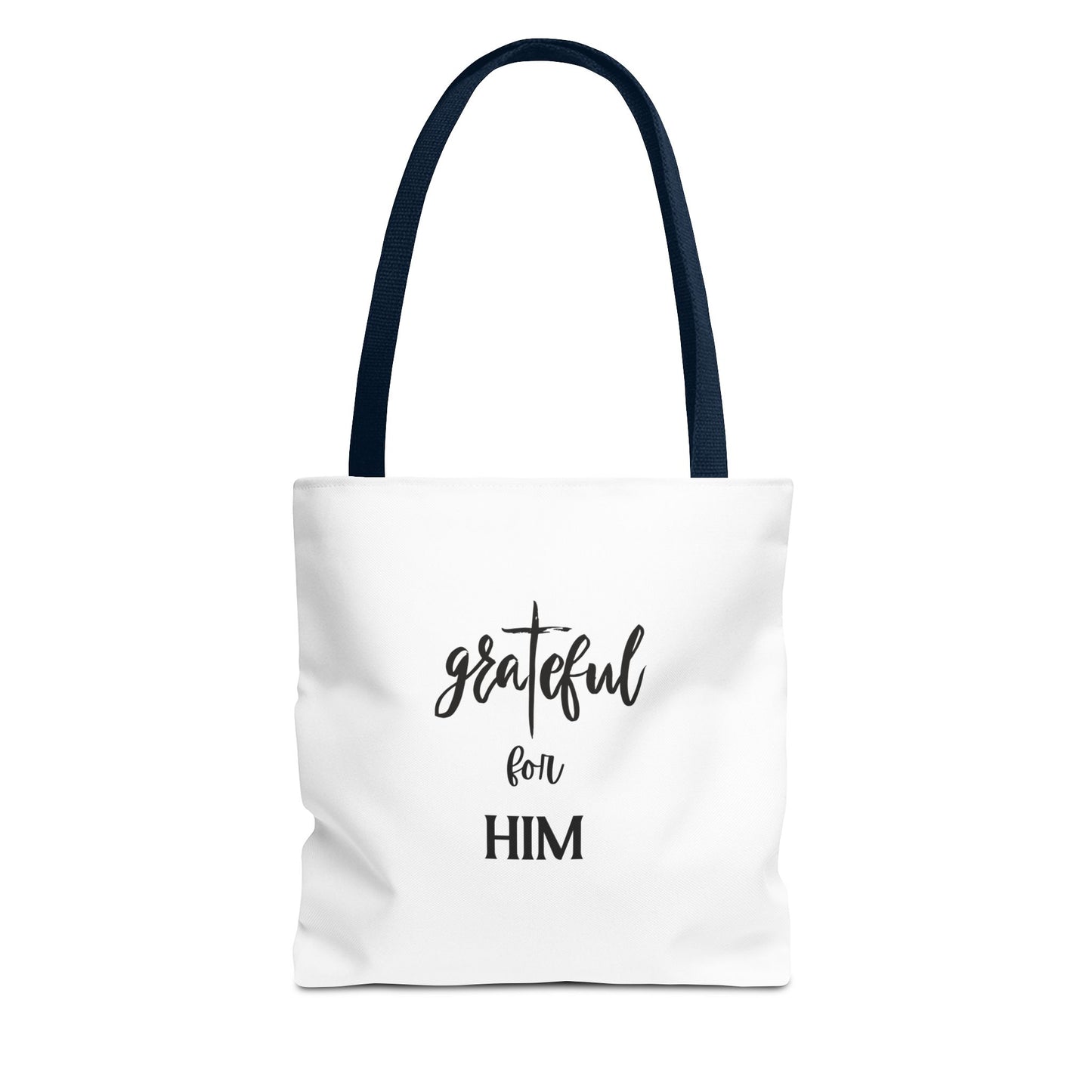 Unisex GraTeful For Him Faith Bible Study Reusable Lunch Bag Everyday Carry Tote Bag