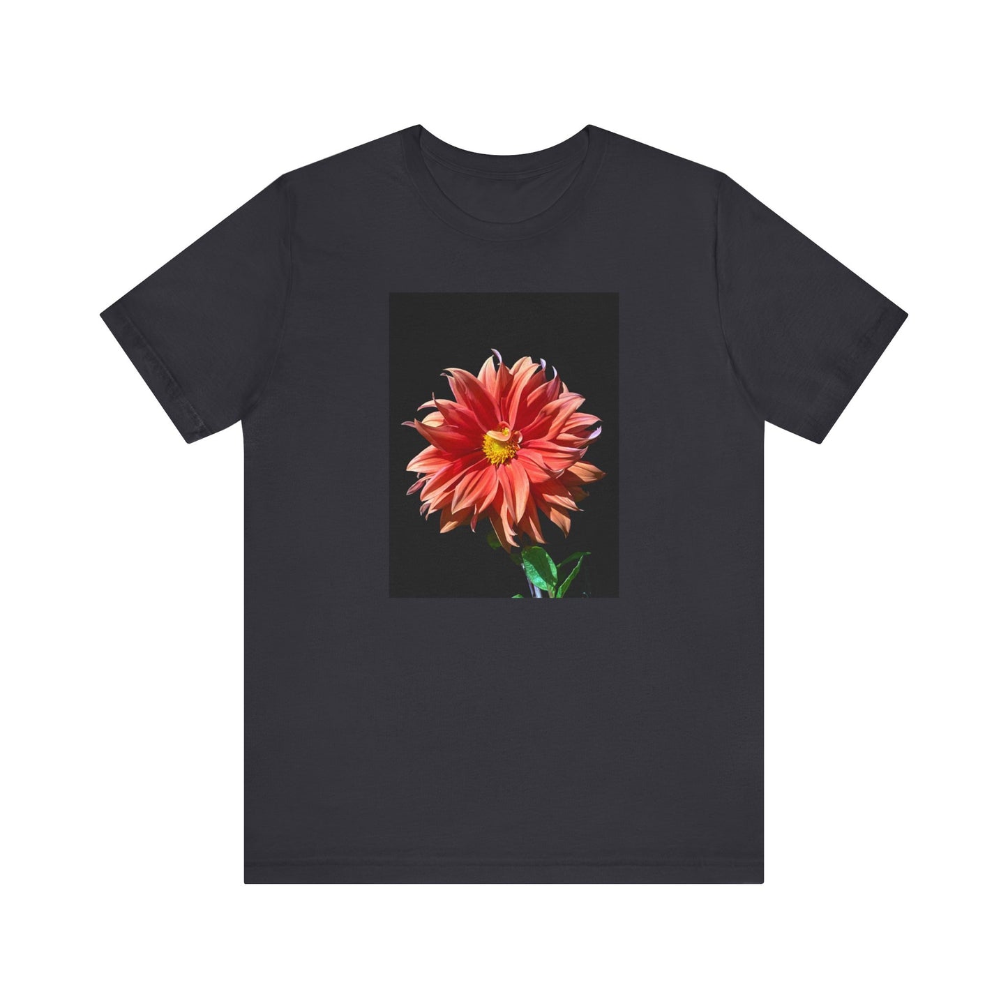 Unisex Jersey Short Sleeve Dahlia Flower T-Shirt