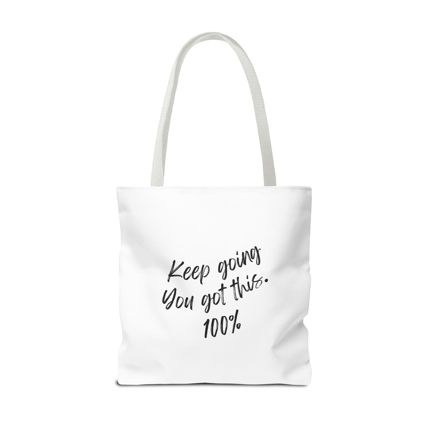 Unisex Positive Motivational Words of Encouragement Mental Health Awareness Reusable Tote Bag