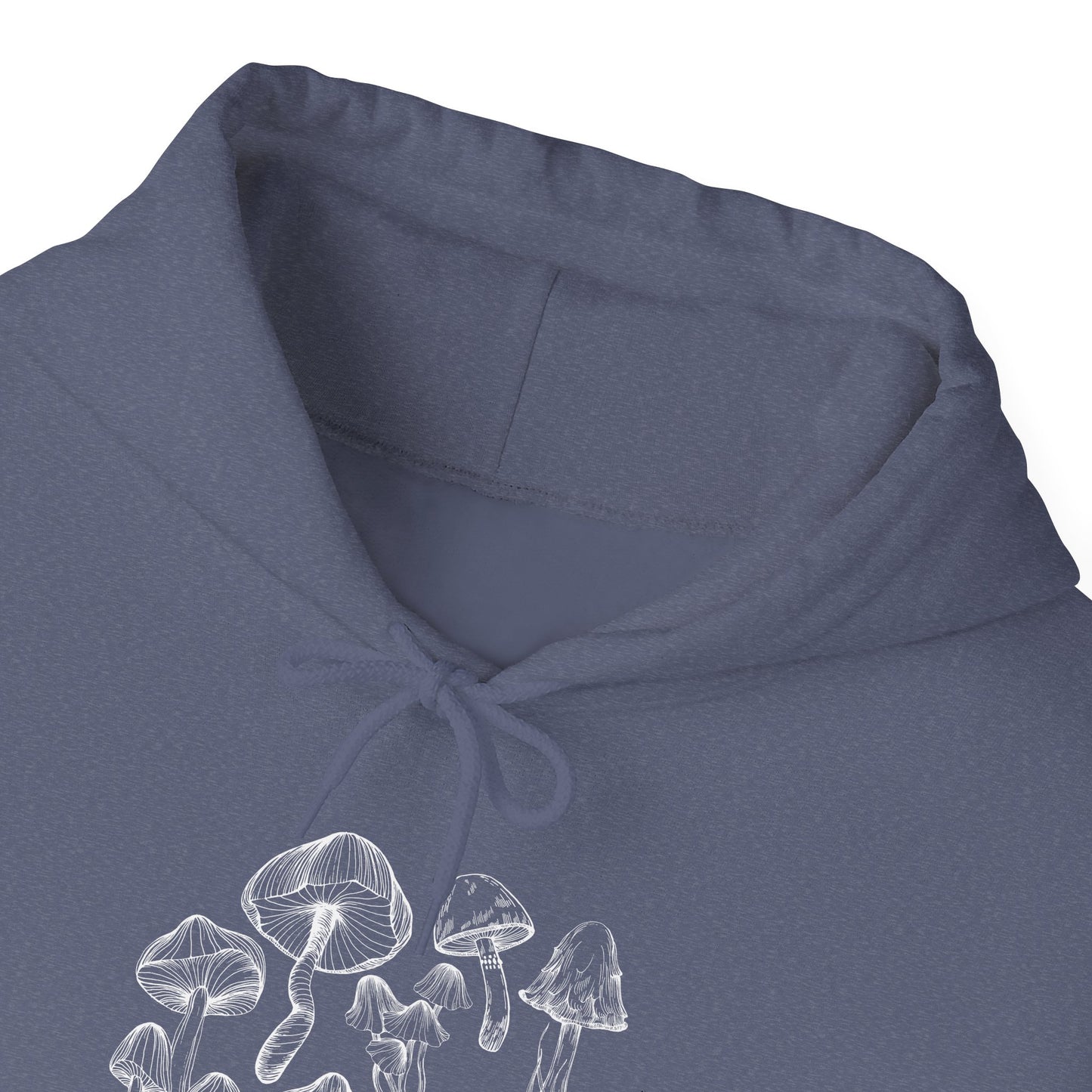 Unisex Mushroom Lover Fungi Print Toadstool Hooded Sweatshirt