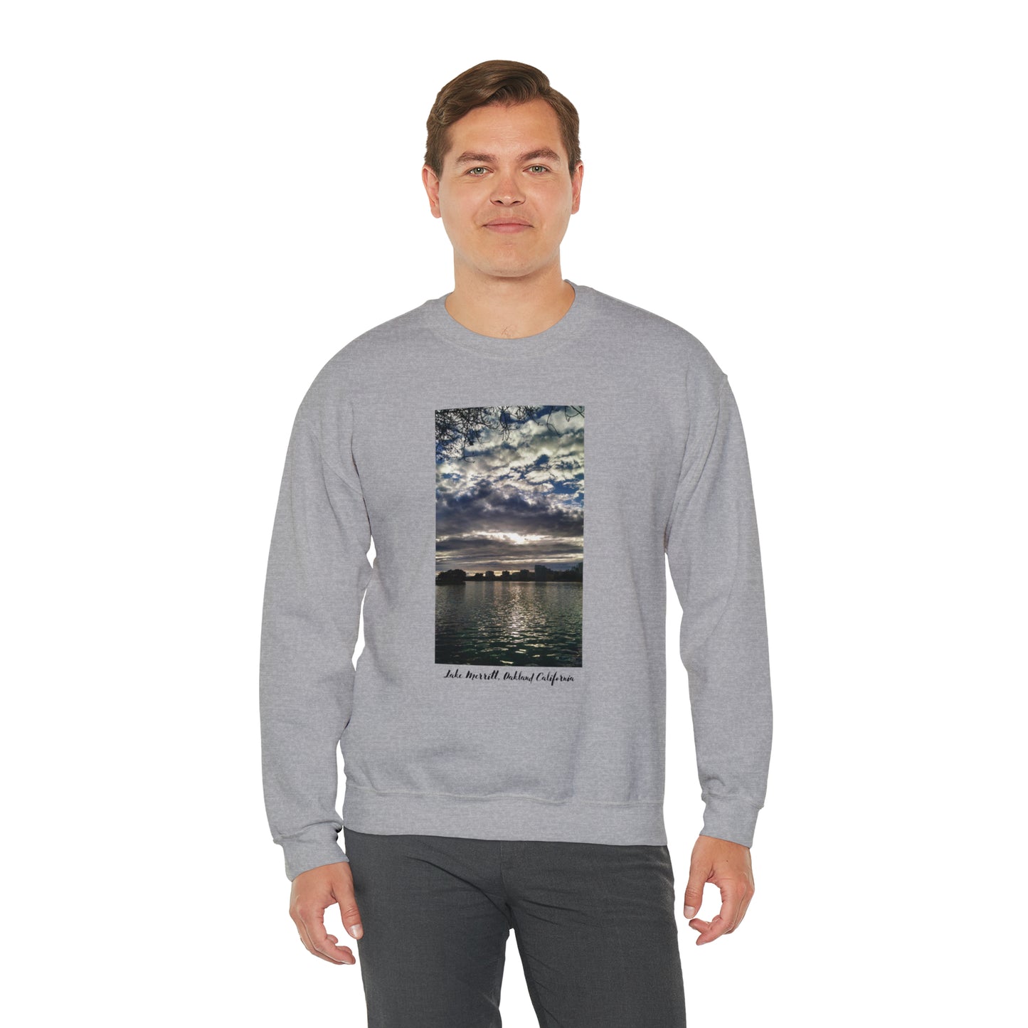 Unisex Landscape Sweatshirt Lake Merritt Oakland California Sweatshirt