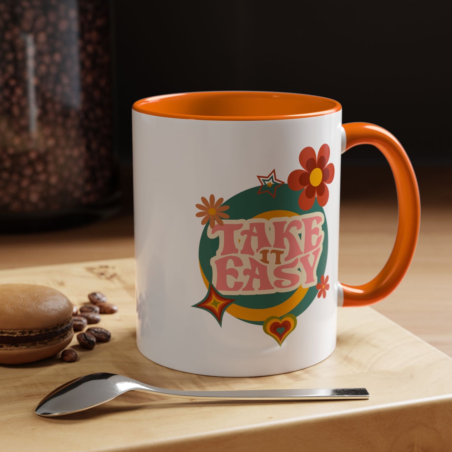 11oz/15oz Retro Vibes Take It Easy Coffee Mug