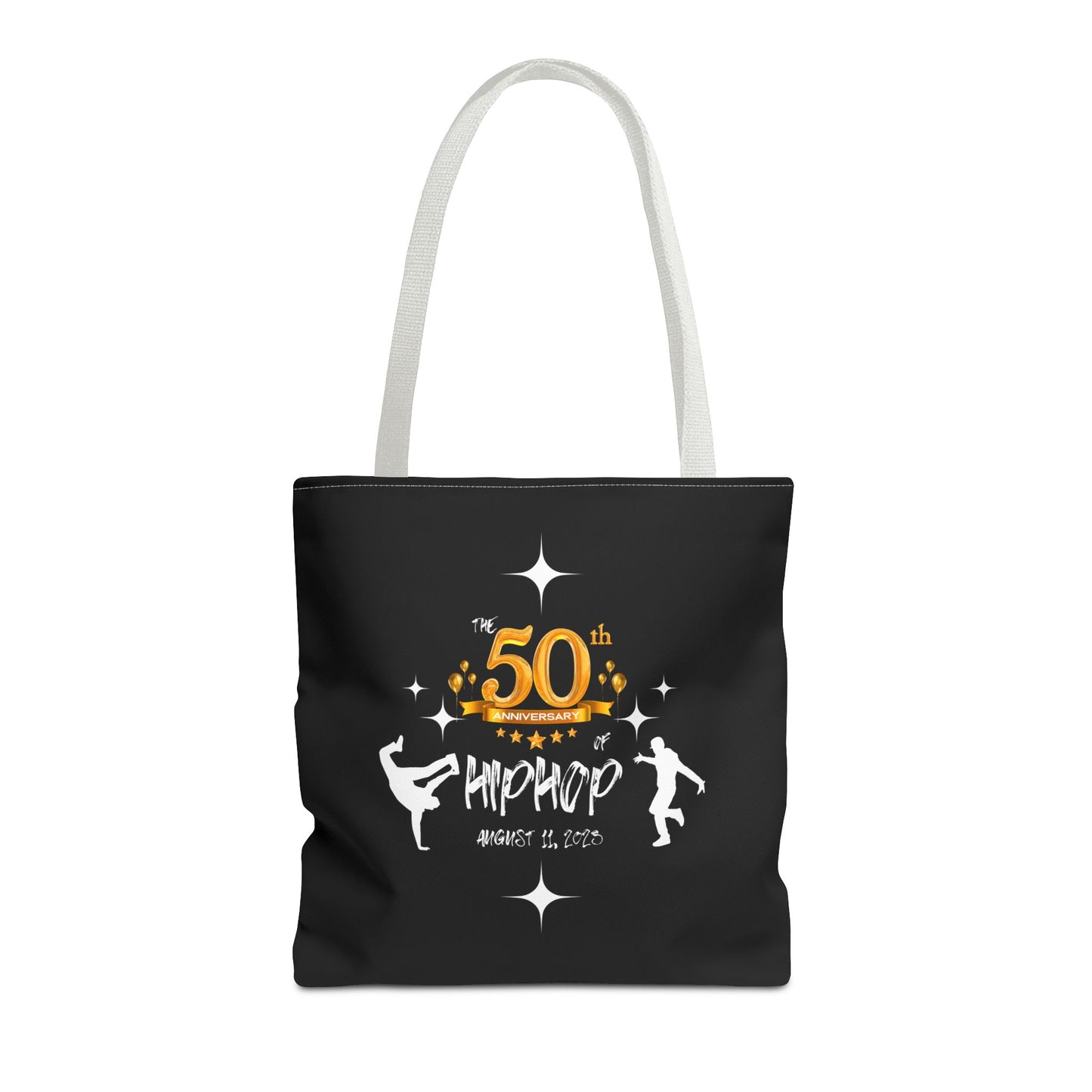 Unisex 50th Anniversary of HipHop August 11, 2023 Commemorative Tote Bag HipHop Anniversary Tote Music Fan Tote Bag Gift For DJ Music Lover