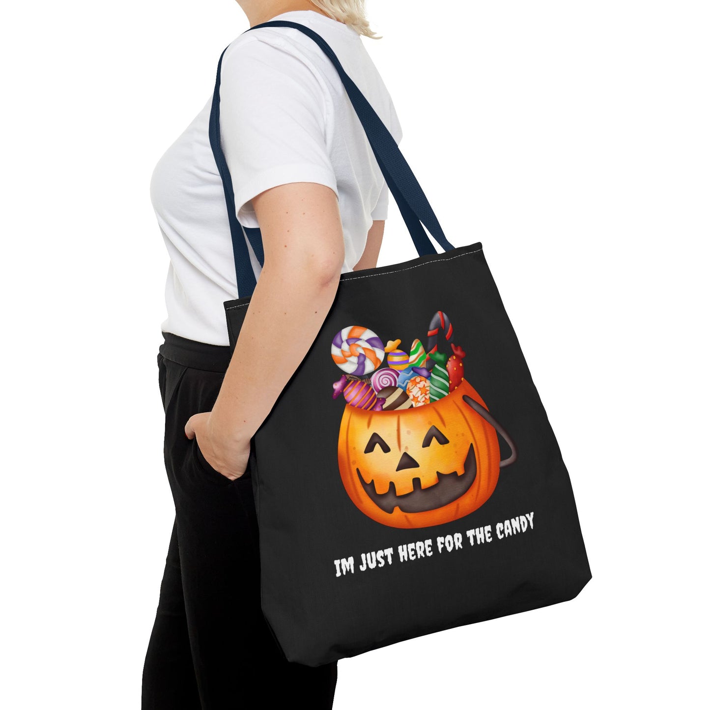Cute  Pumpkin Themed Halloween Tote Bag Gift for Halloween Spooky Season Tote Trick or Treating Bag Halloween Tote Fall Bag Cute Tote Gift