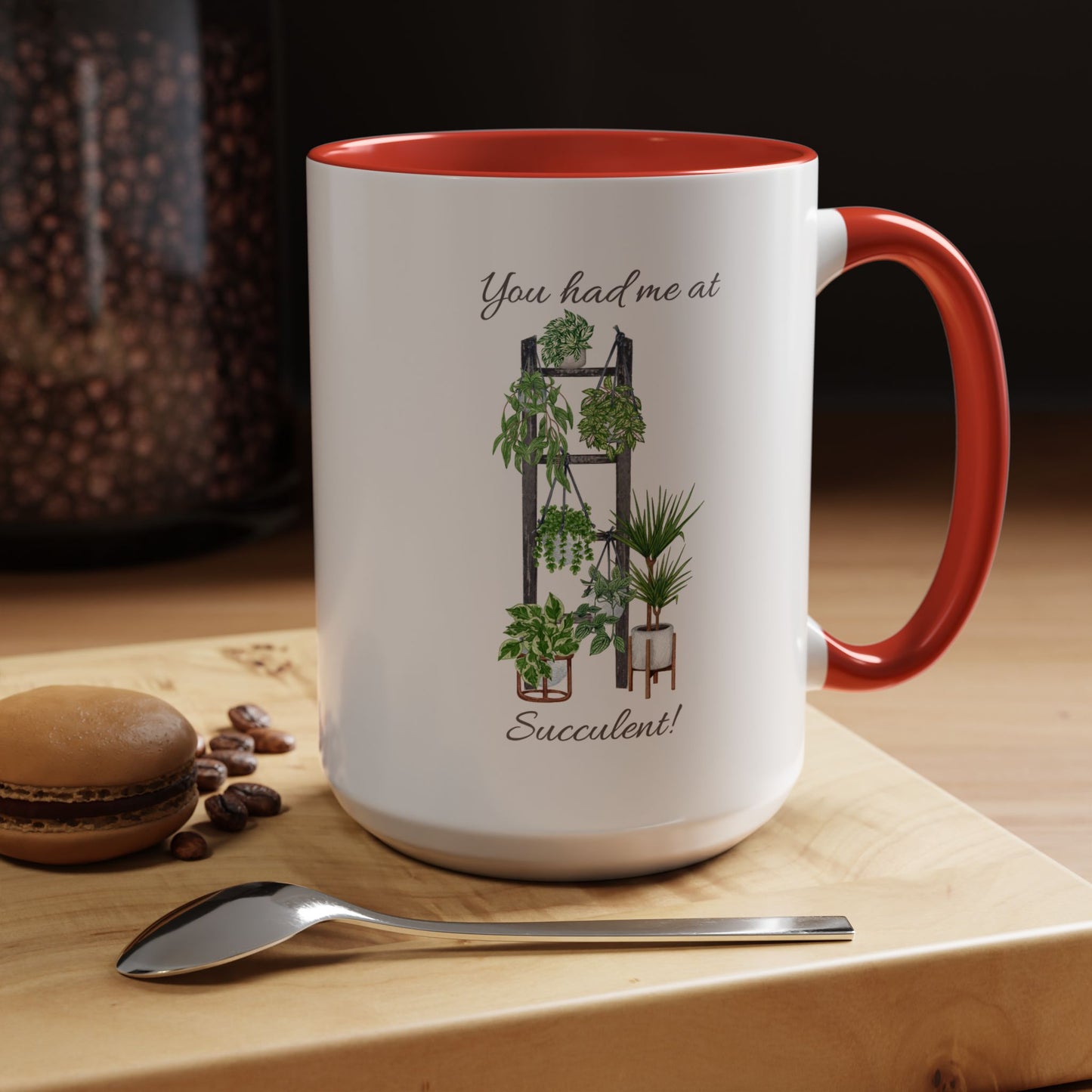 11oz/15oz Garden Themed Succulent Container Garden Plant Parent Coffee Mug