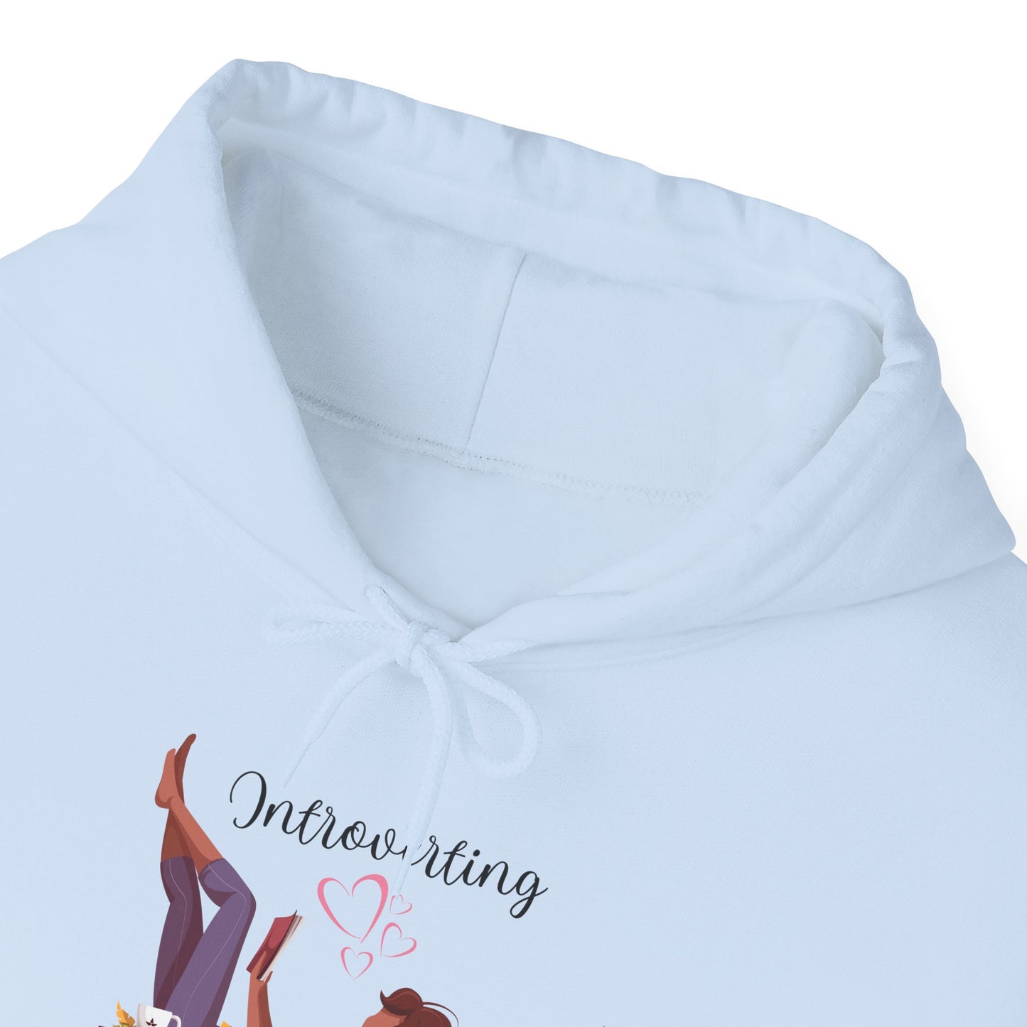 Unisex Introverting. Call Next Week Hooded Sweatshirt