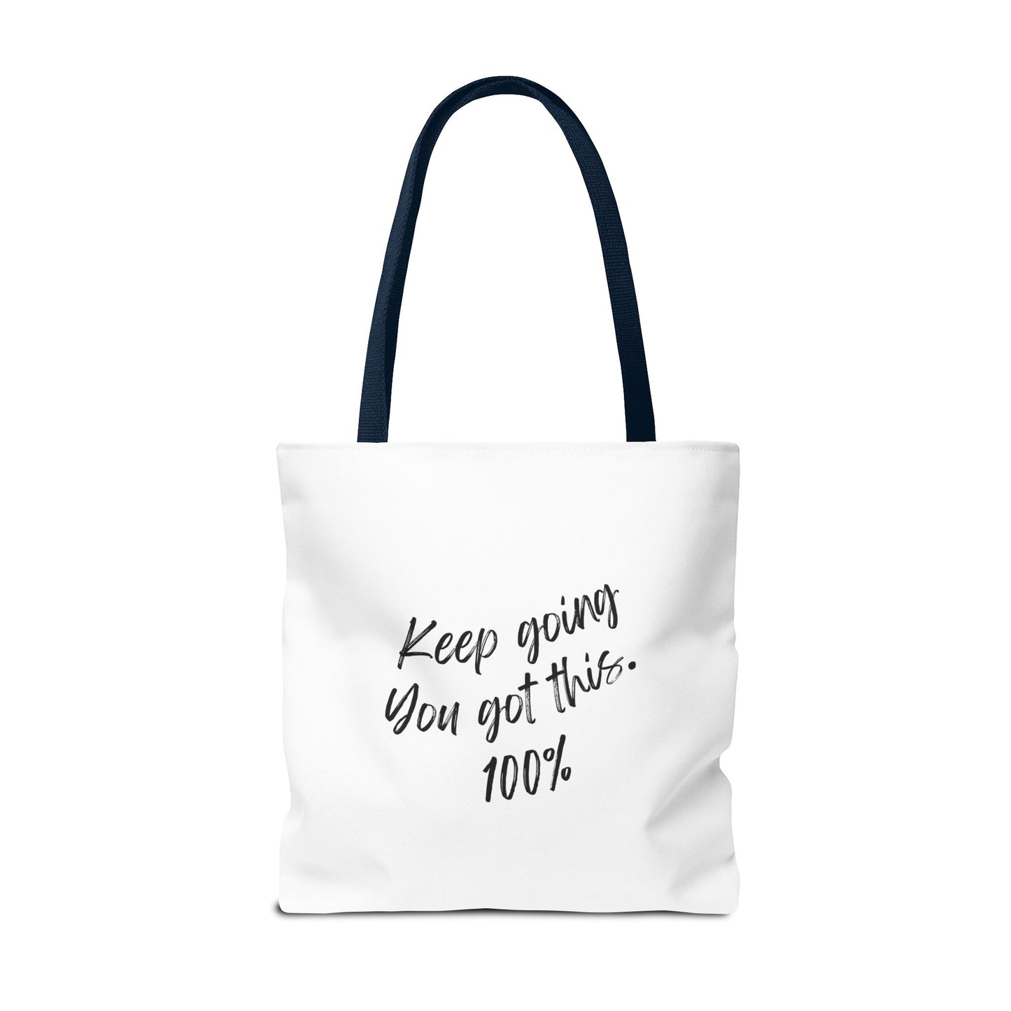 Unisex Positive Motivational Words of Encouragement Mental Health Awareness Reusable Tote Bag