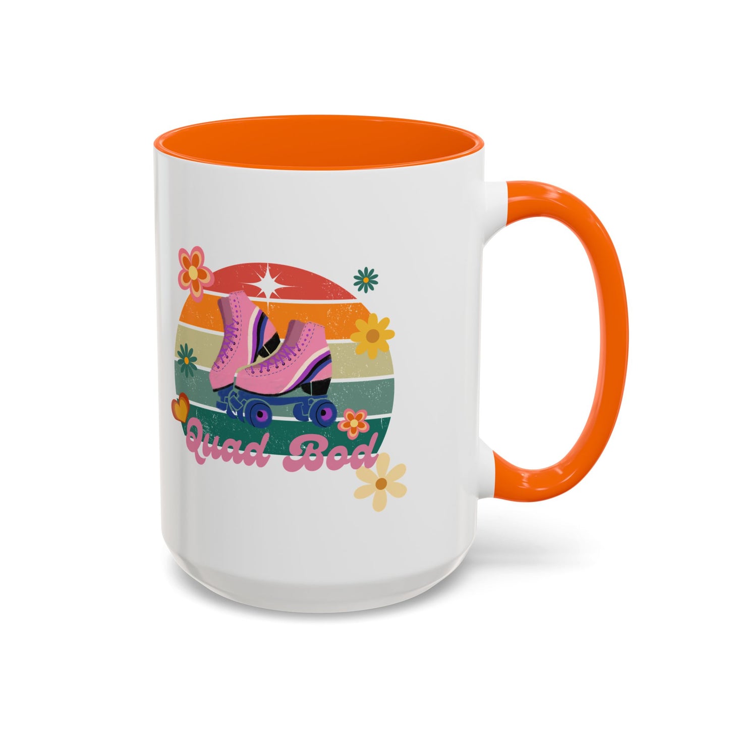 11oz/15oz Retro Vibes Roller Skate Quad Bod Coffee Mug