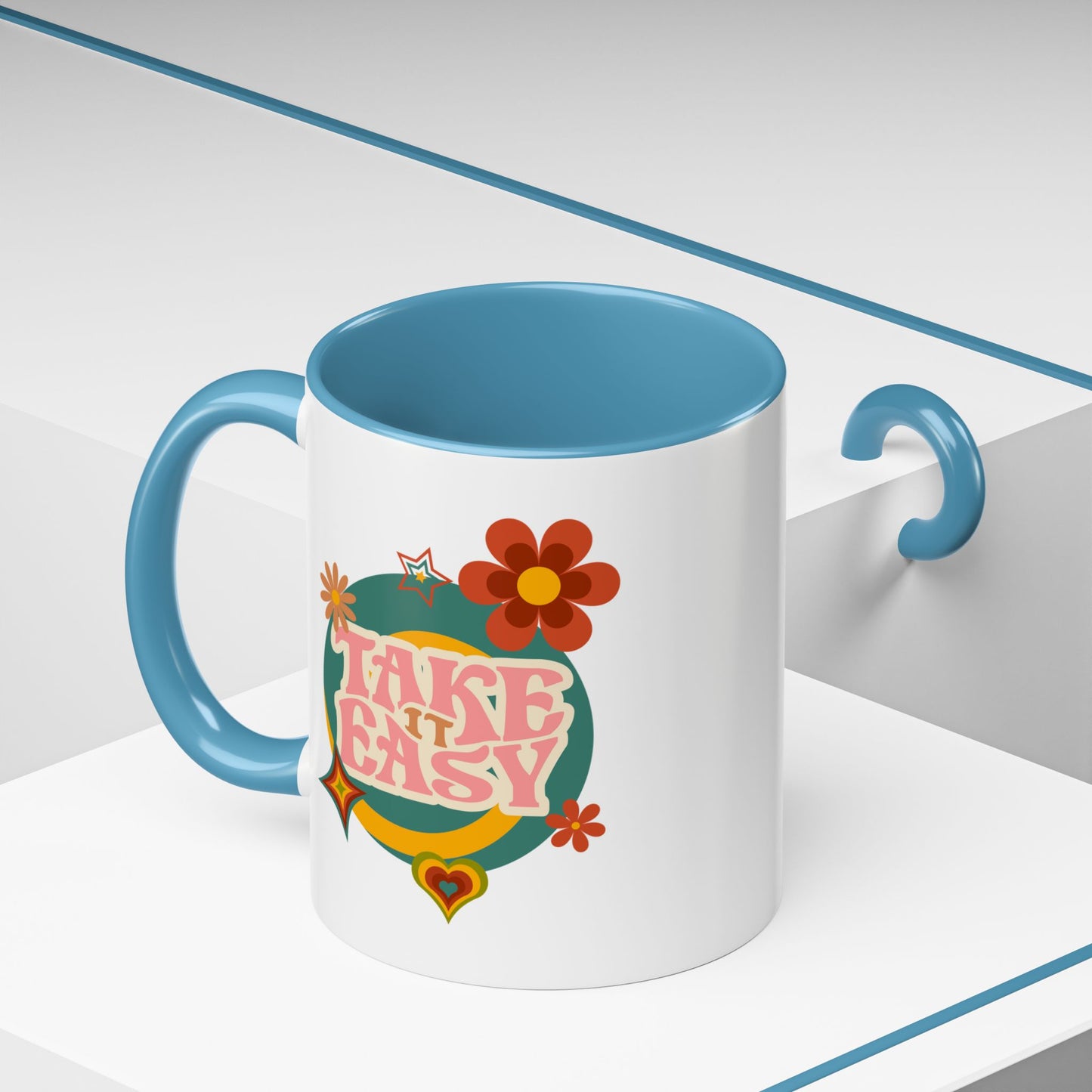 11oz/15oz Retro Vibes Take It Easy Coffee Mug