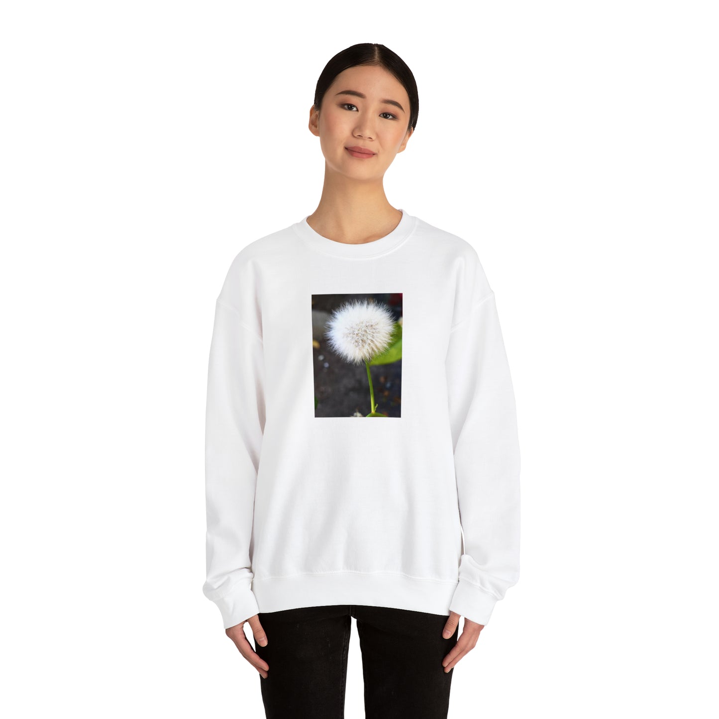 Unisex Dandelion Printed Gardening Sweater
