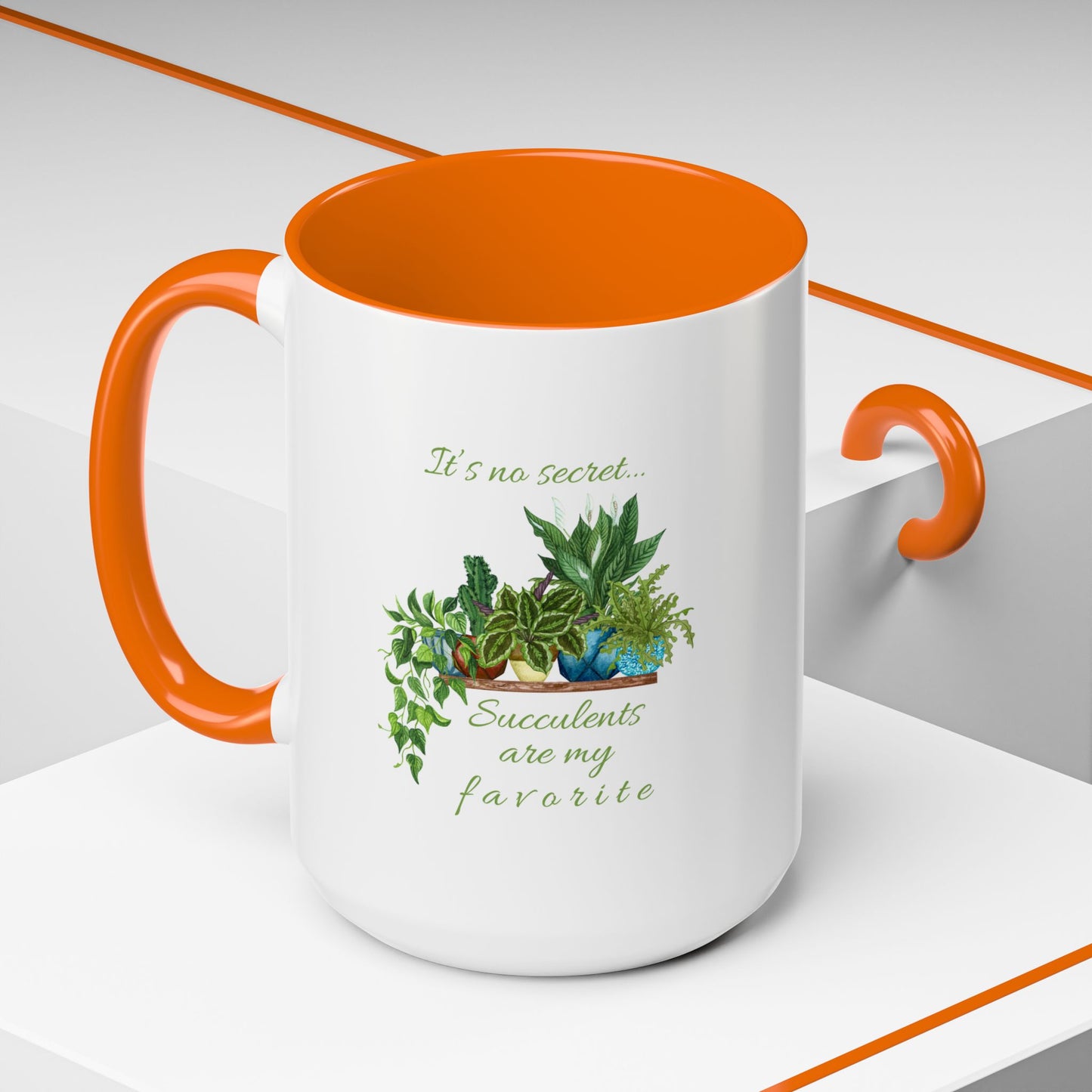 11oz/15oz Garden Themed Succulent Plant Parent Container Gardener Succulents Are My Favorite Coffee Mug