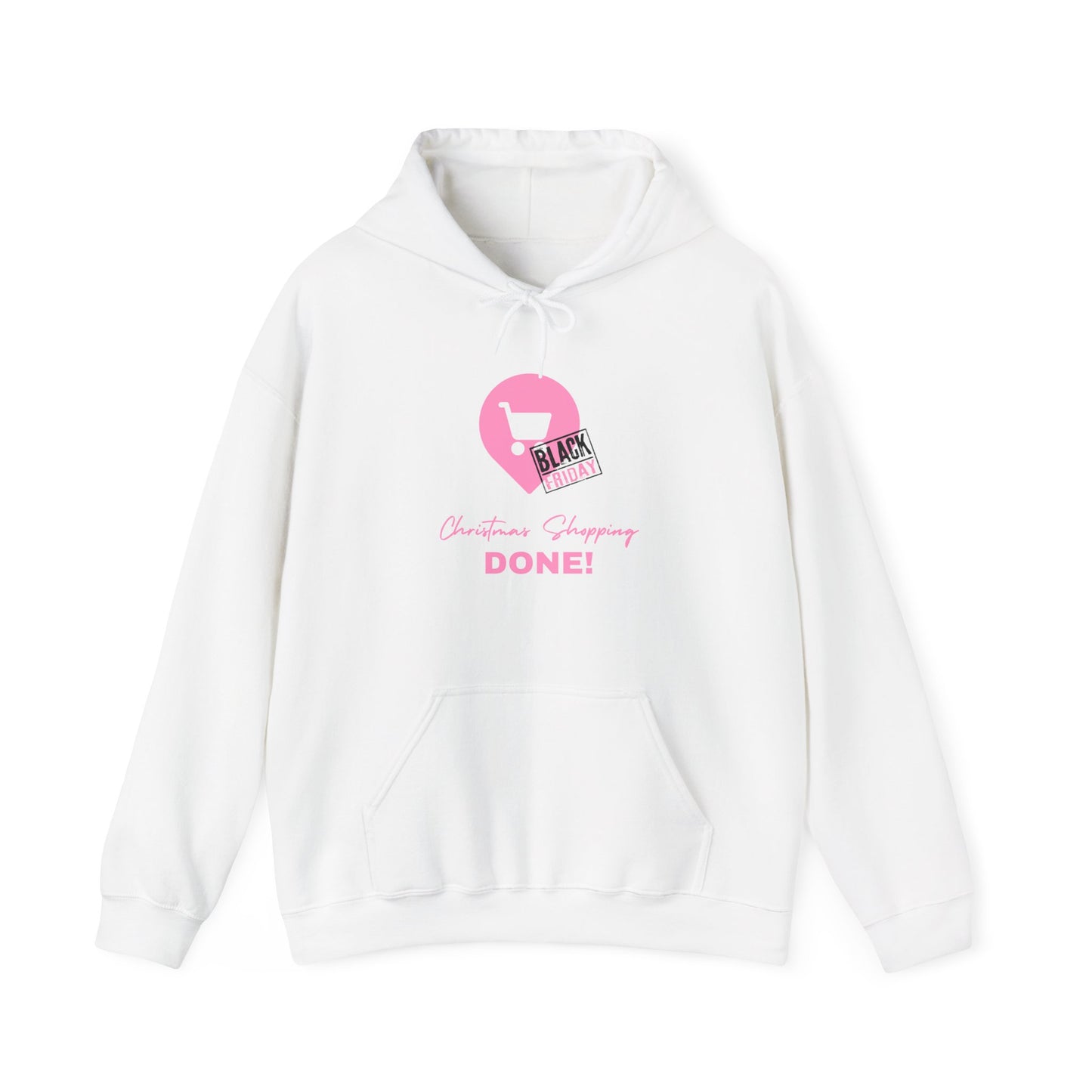 Unisex Black Friday Christmas Shopping DONE! Heavy Blend™ Hooded Sweatshirt
