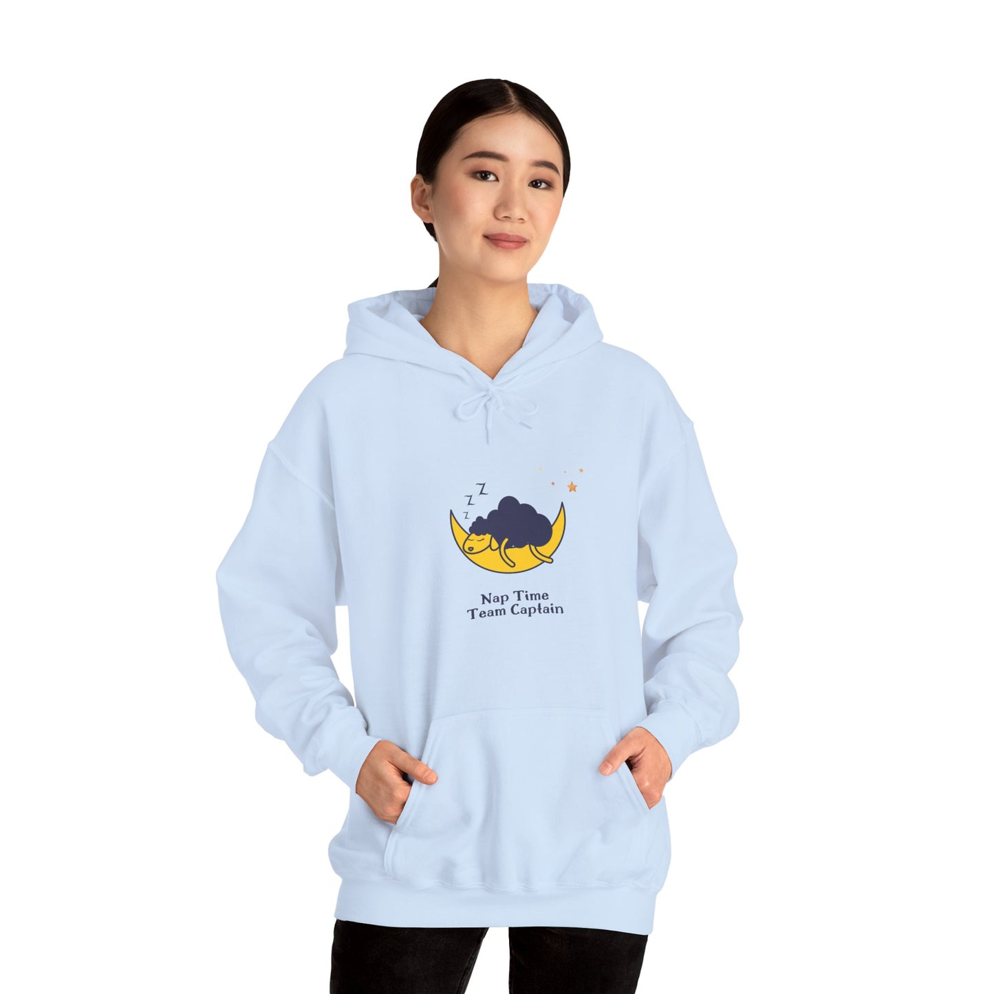 Unisex Heavy Blend™ Nap Time Team Captain Hooded Sweatshirt