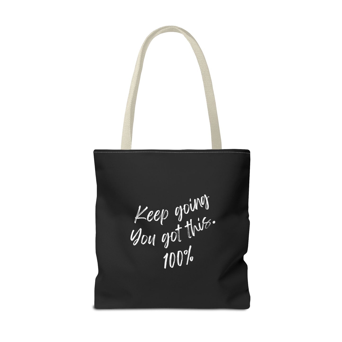 Unisex Positive Motivational Words of Encouragement Mental Health Awareness Reusable Tote Bag