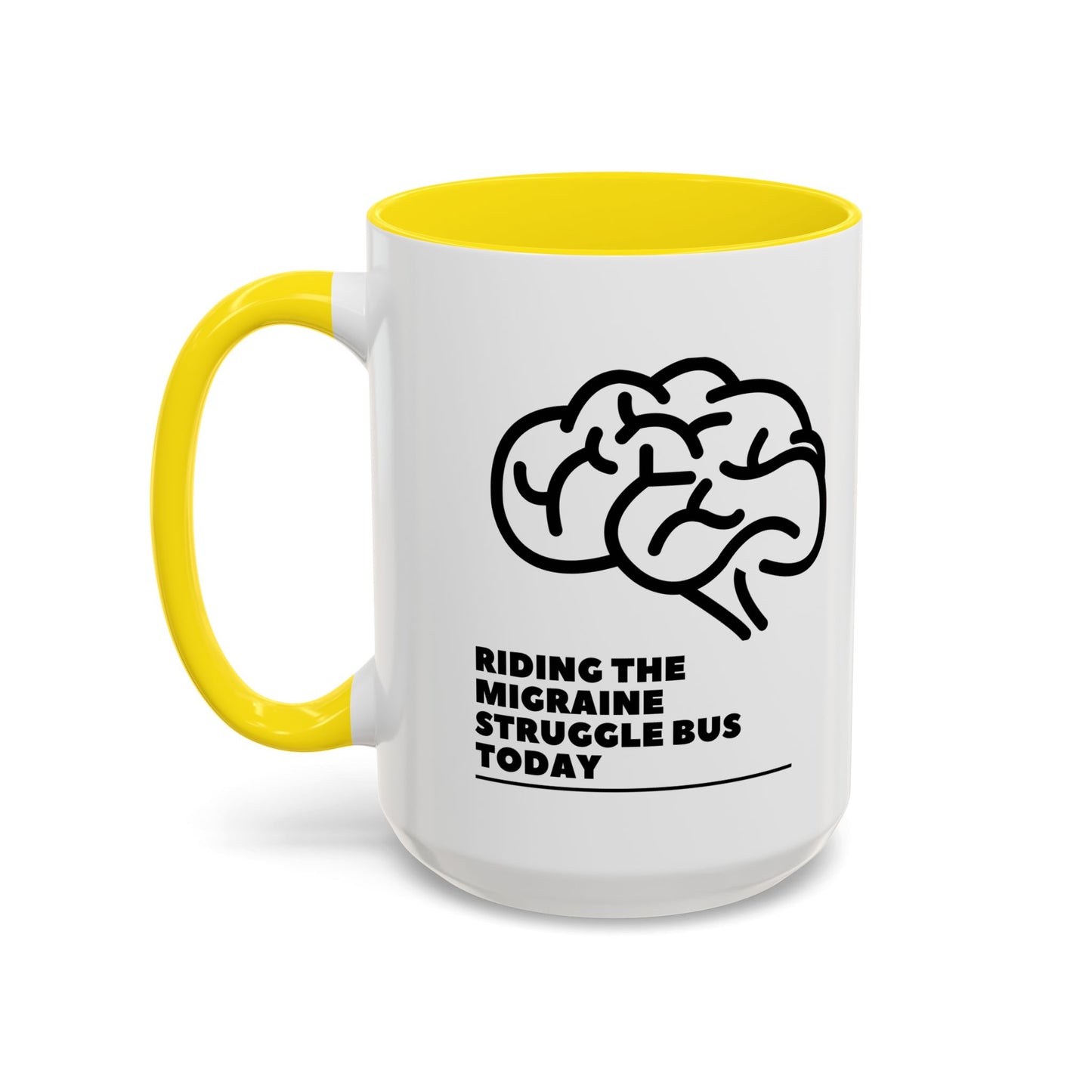 11oz/15oz Migraine Day Invisible Illness Warrior Riding The Migraine Struggle Bus Coffee Mug