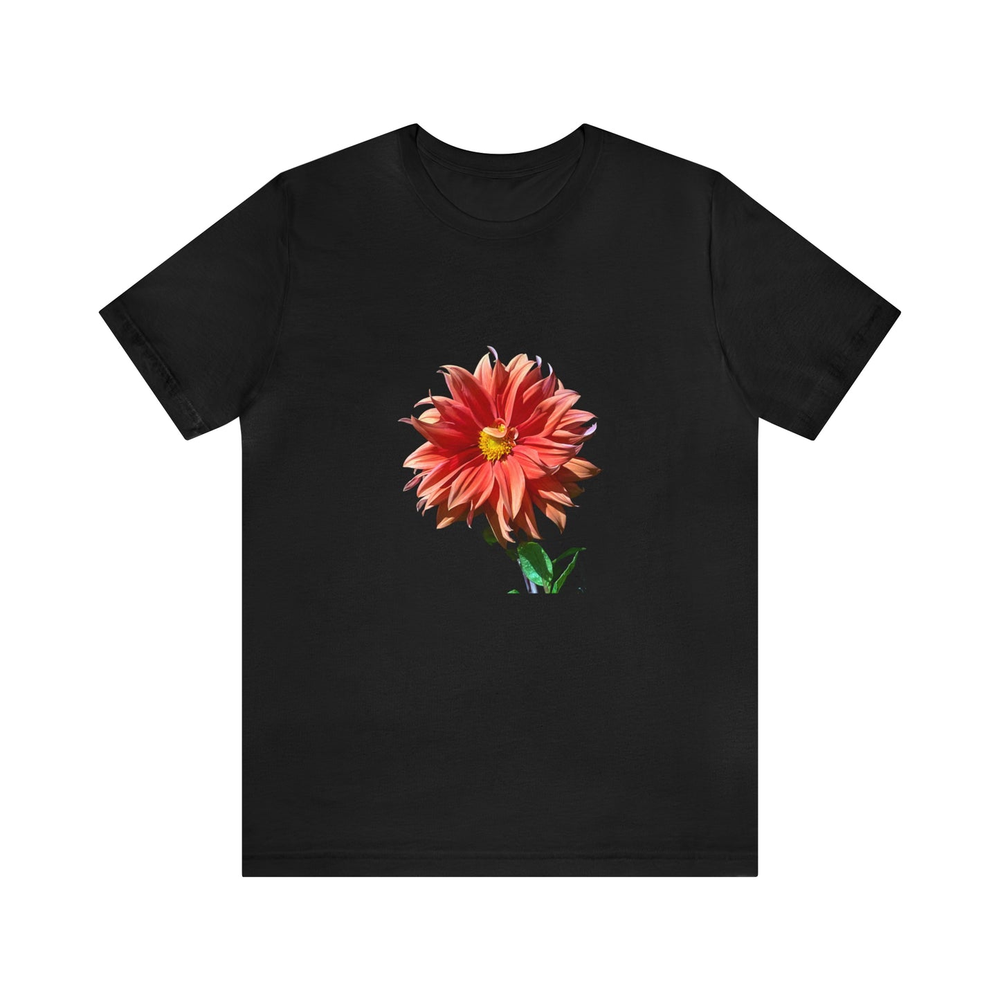 Unisex Jersey Short Sleeve Dahlia Flower T-Shirt