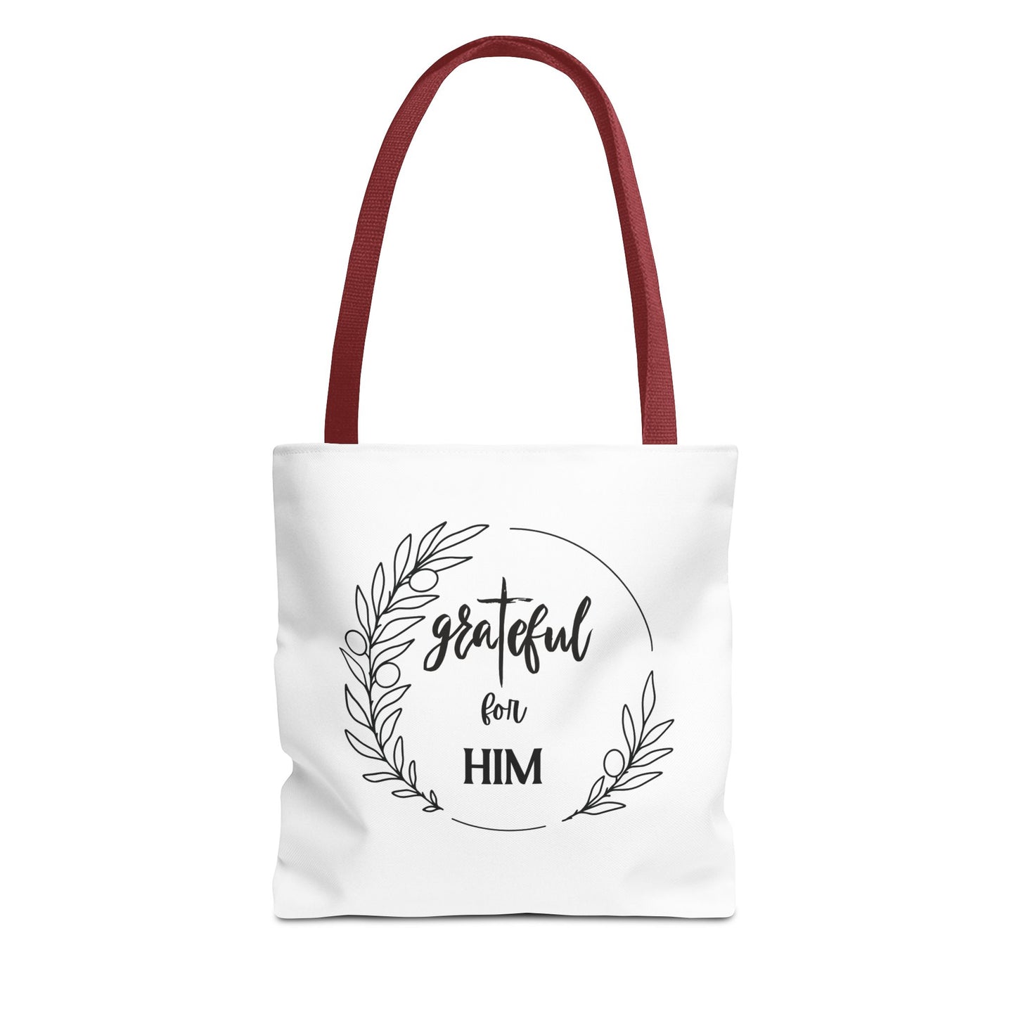 Unisex graTeful For Him Round Motif Tote Bag