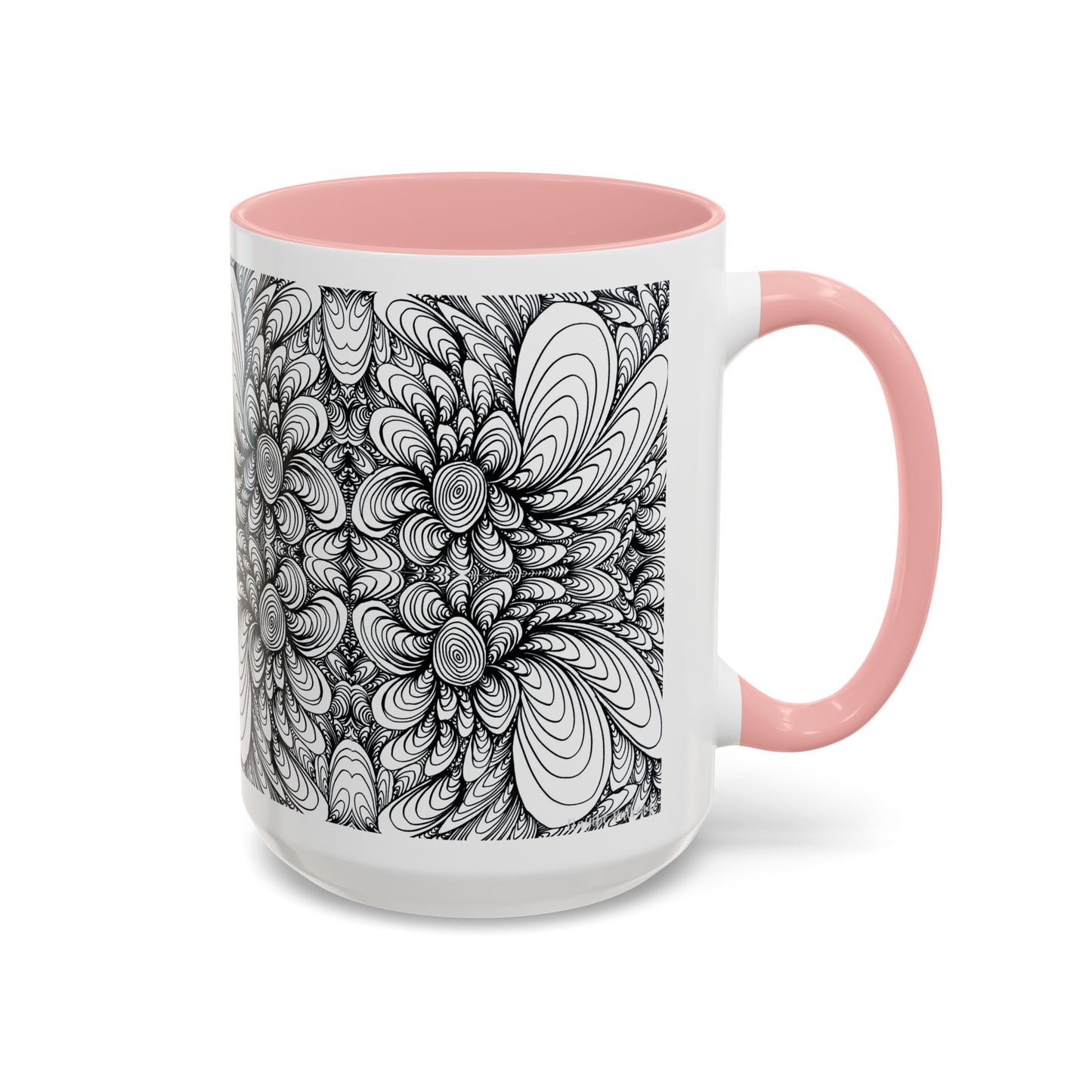11oz/15oz Original Line Art Mug - Blooms