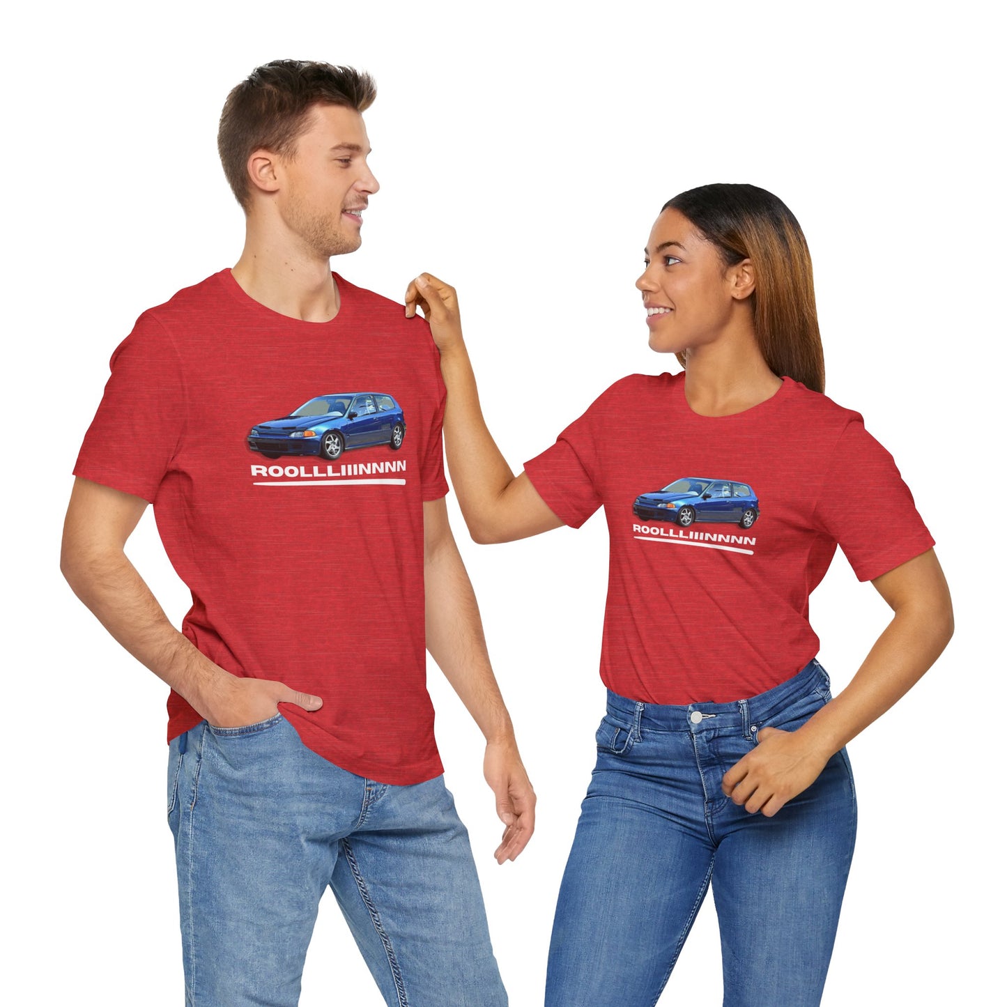 Unisex Jersey Short Sleeve Rolllllin Civic Hatchback Appreciation T-Shirt