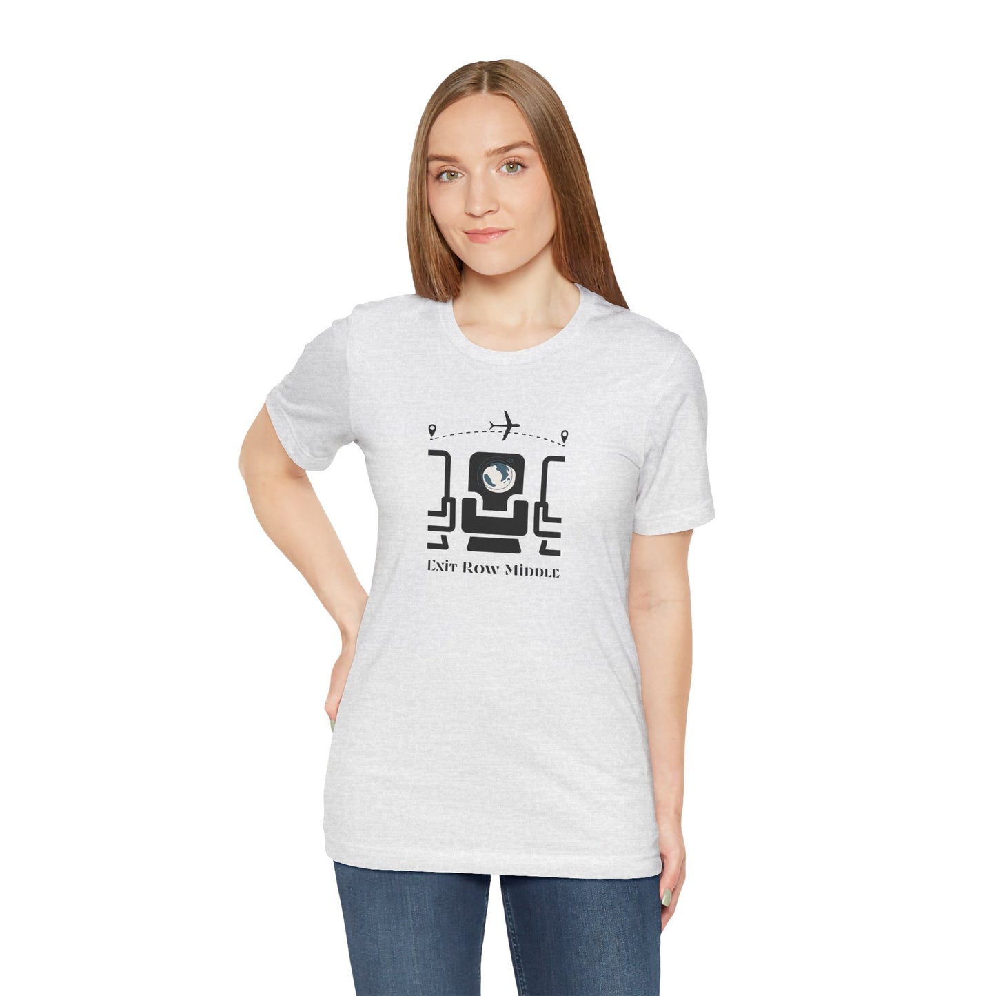 Unisex Jersey Short Sleeve Exit Row Middle Travel T-Shirt