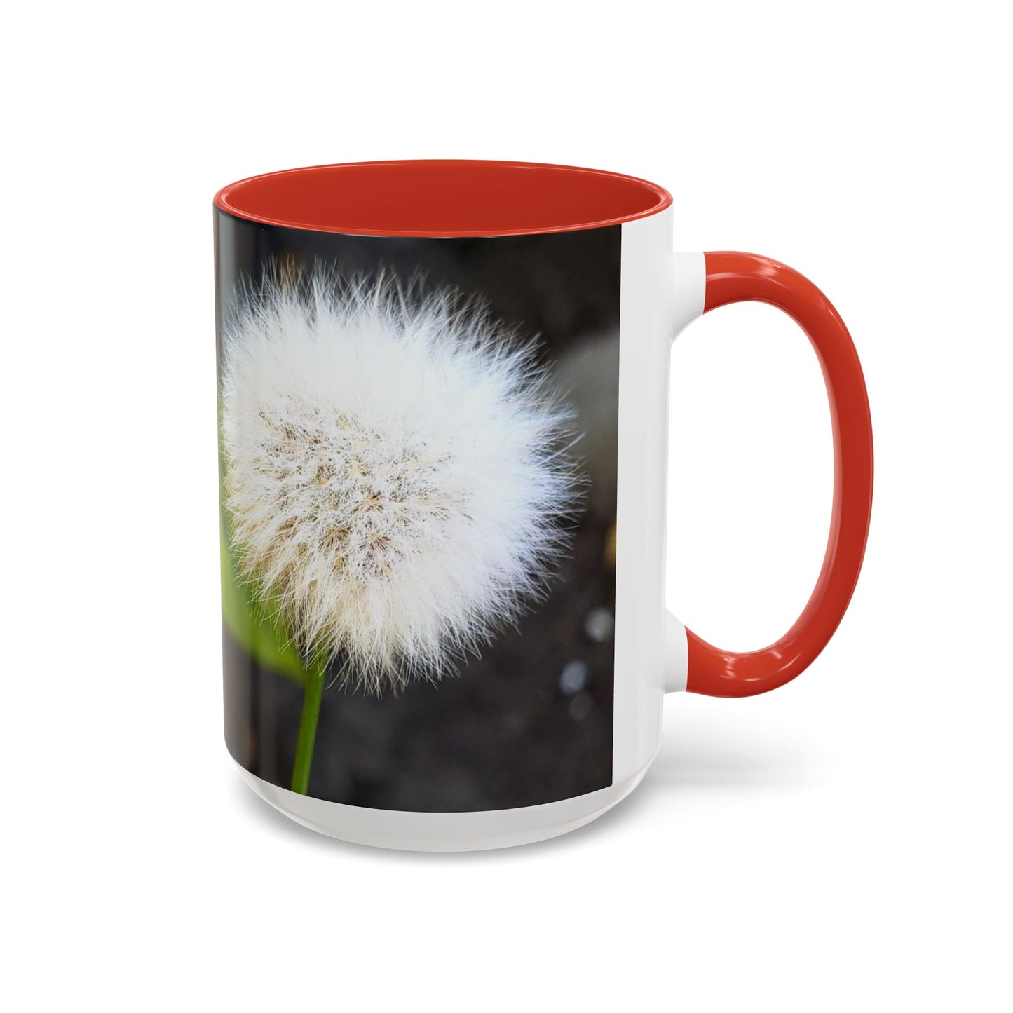 11oz/15oz Garden Themed Dandelion Flower Coffee Mug