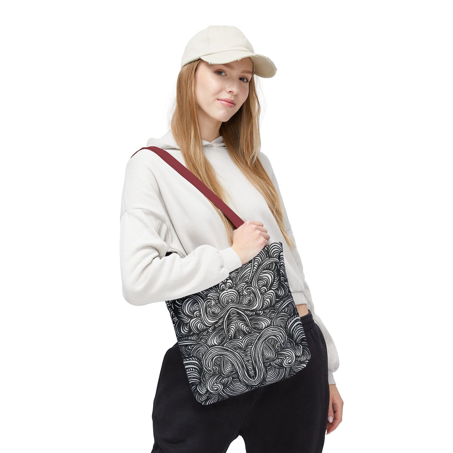 Unisex Original Line Art All Over Print Tote Bag - Mirage