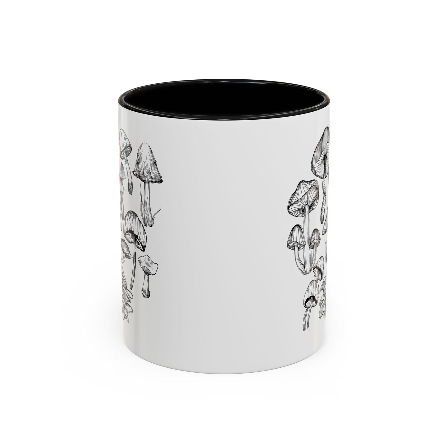 11oz/15oz Mushroom Lover Fungi Print Toadstool Coffee Mug