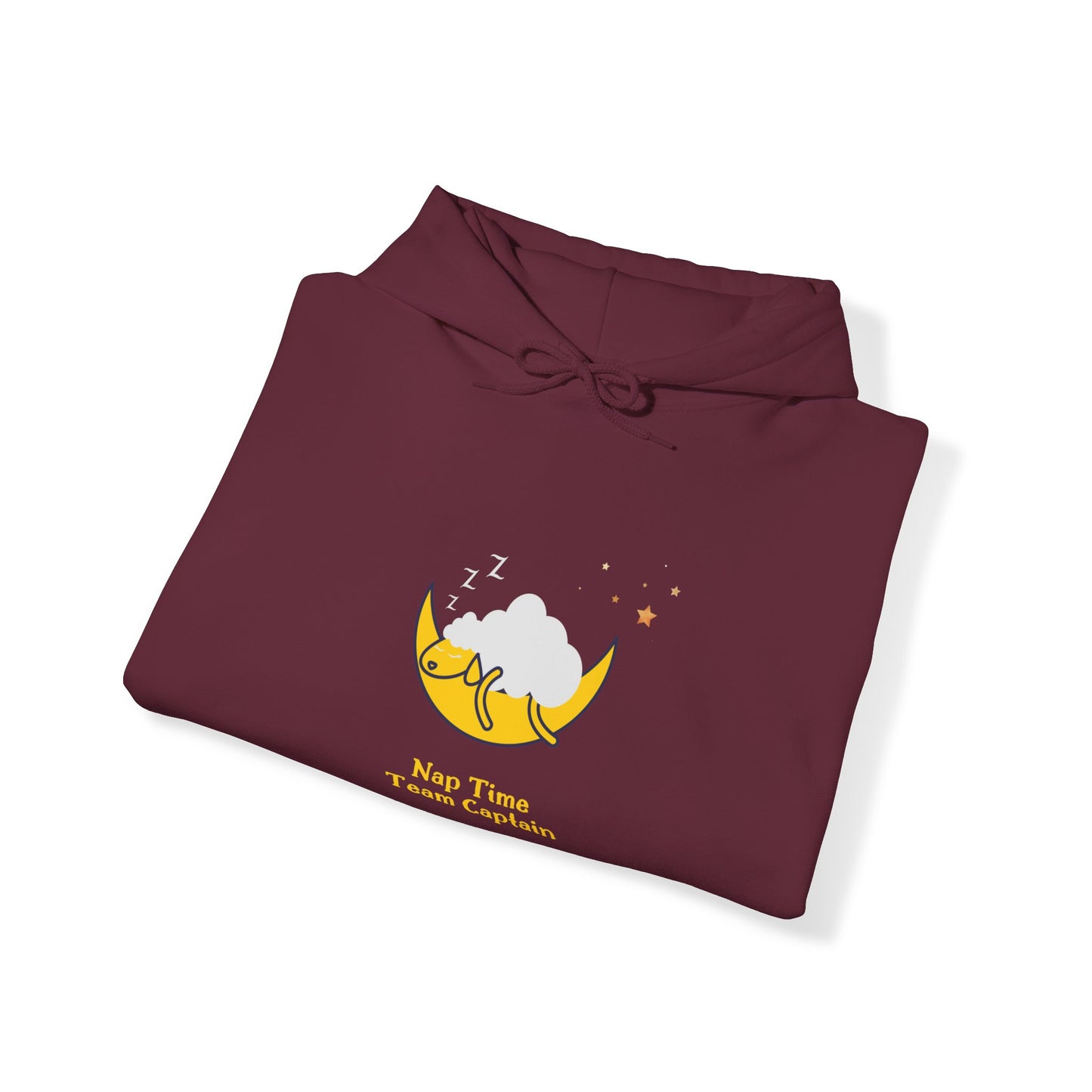 Unisex Heavy Blend™ Nap Time Team Captain Hooded Sweatshirt