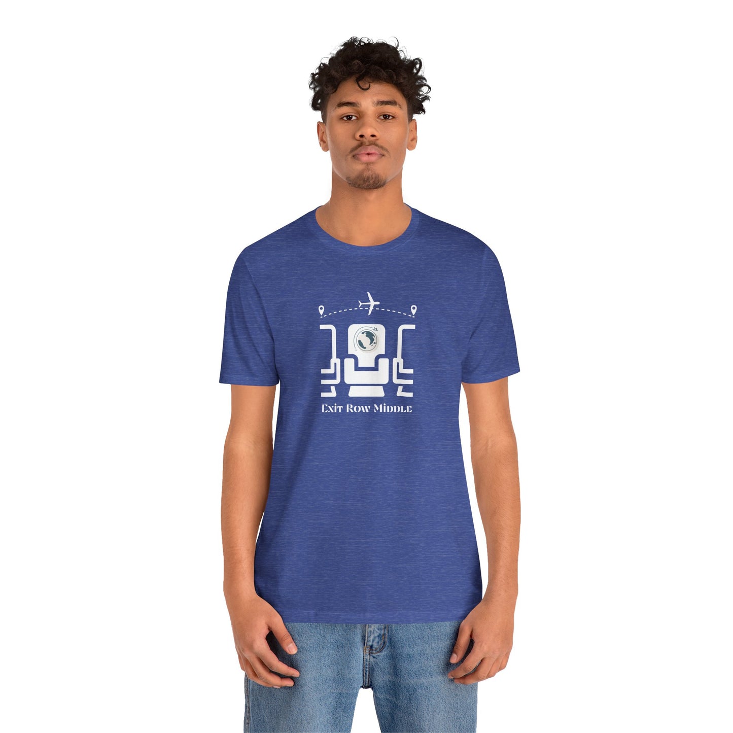 Unisex Jersey Short Sleeve Exit Row Middle Travel T-Shirt