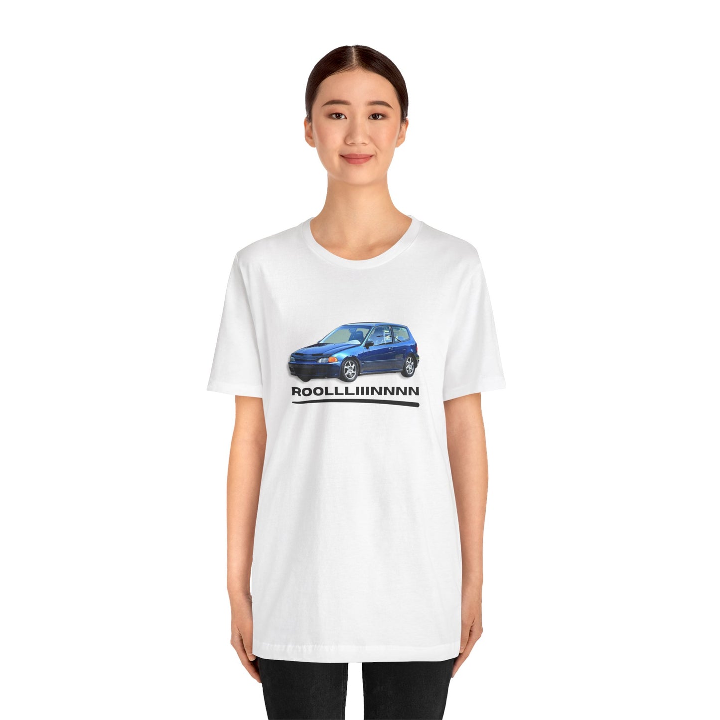 Unisex Jersey Short Sleeve Rolllllin Civic Hatchback Appreciation T-Shirt