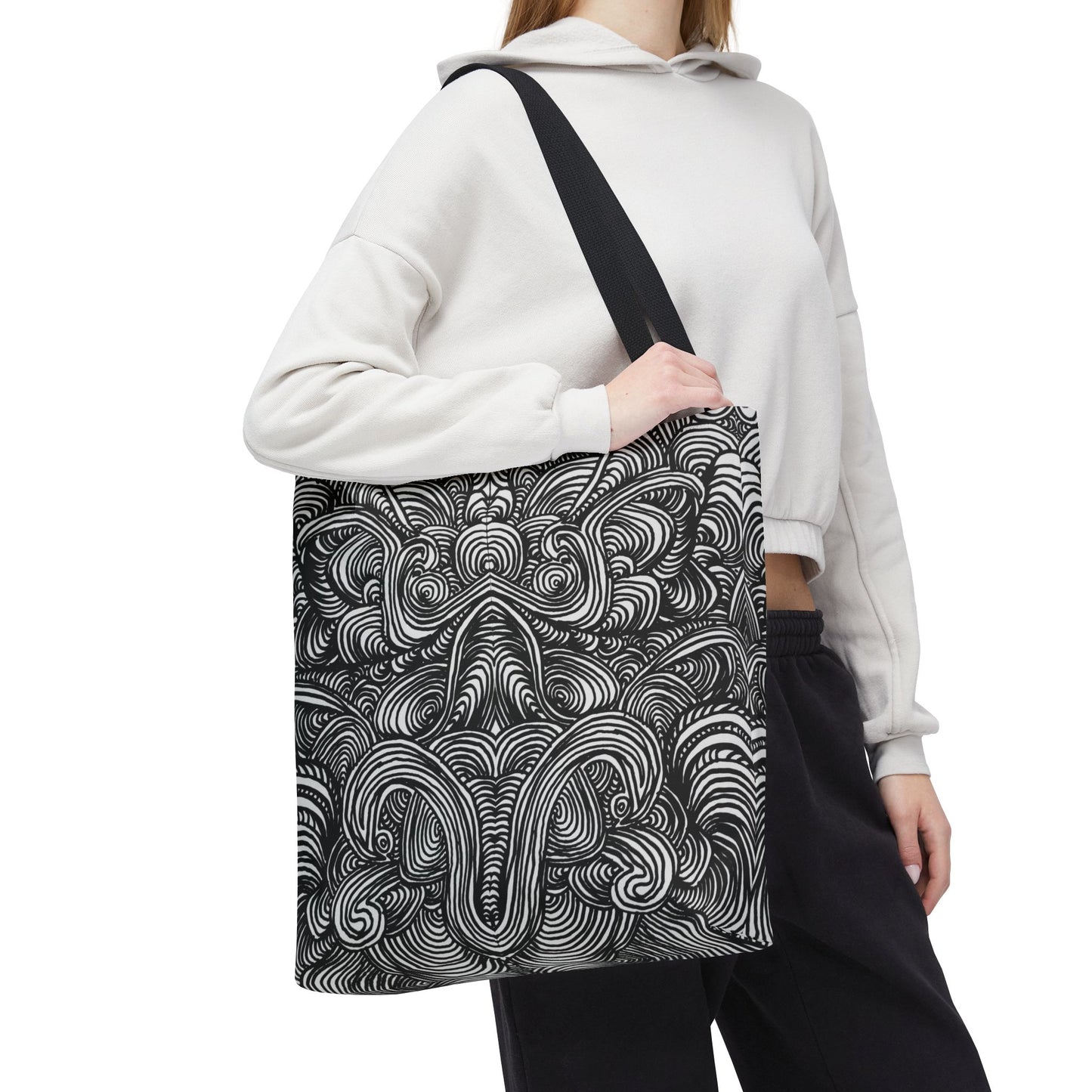 Unisex Original Line Art All Over Print Tote Bag - Mirage