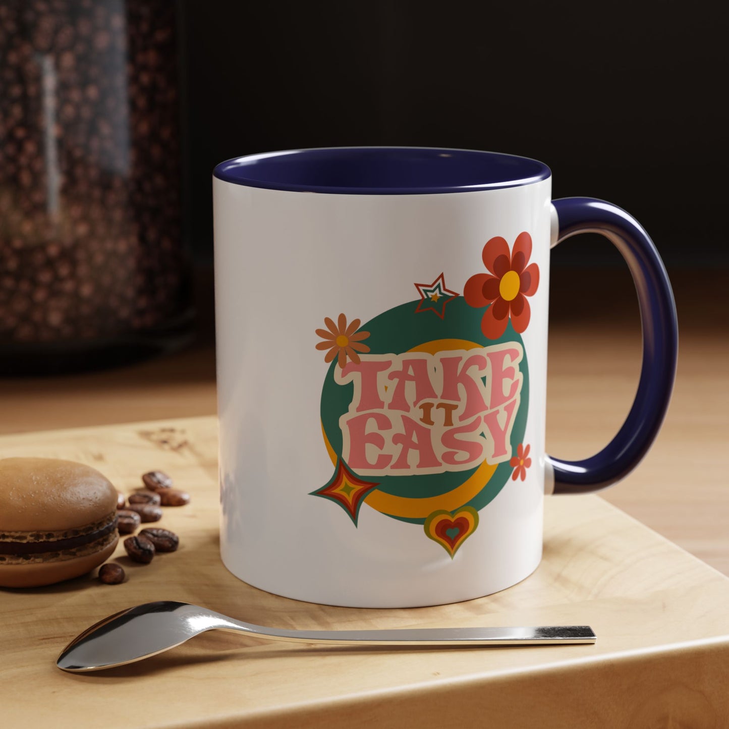 11oz/15oz Retro Vibes Take It Easy Coffee Mug