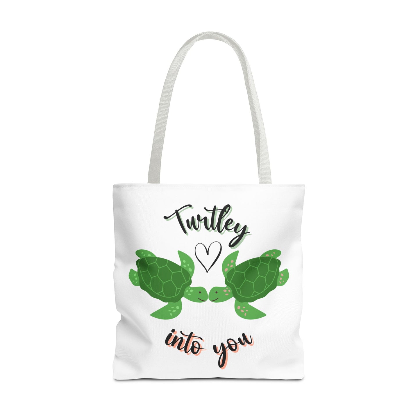 Unisex Cute Turtle Lover Turtley Into You Tote Bag