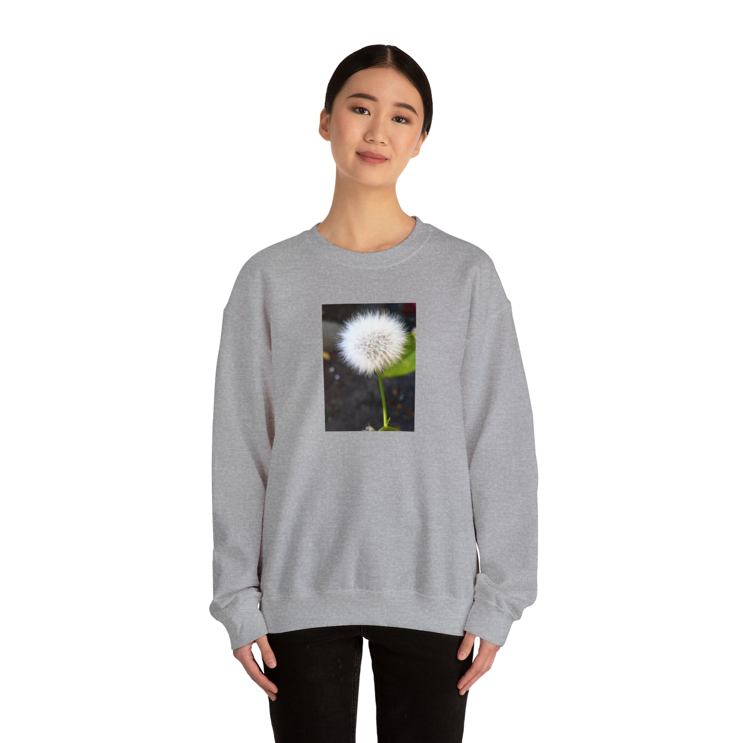 Unisex Dandelion Printed Gardening Sweater