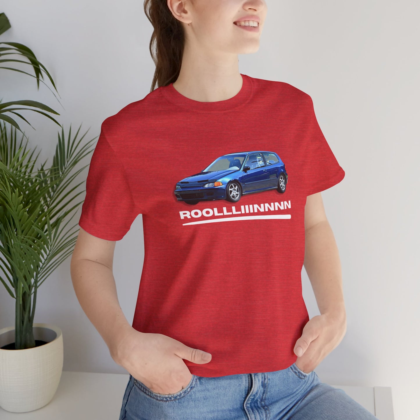 Unisex Jersey Short Sleeve Rolllllin Civic Hatchback Appreciation T-Shirt