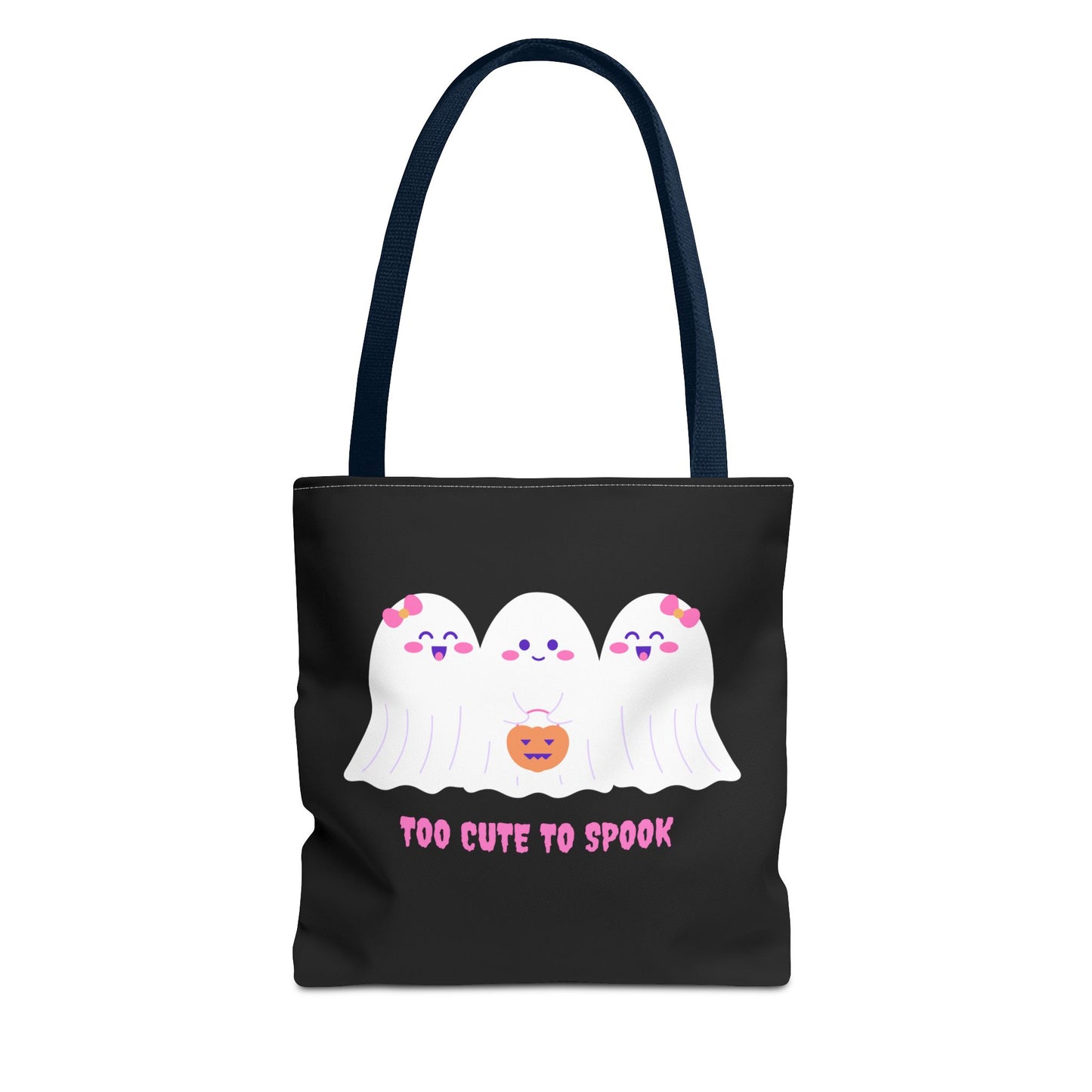 Cute Ghost Halloween Tote Bag Gift for Halloween Spooky Season Trick or Treating Bag Halloween Tote Fall Tote Bag Cute Tote Gift Idea