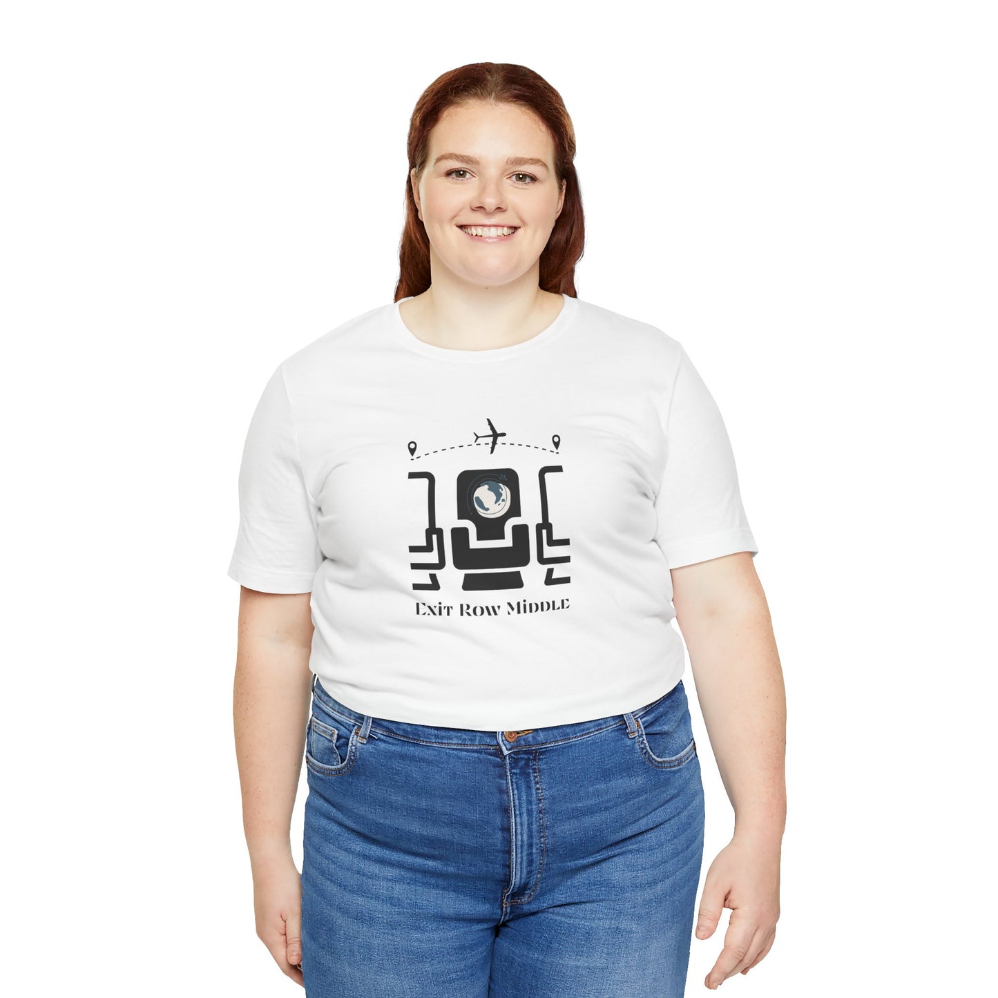 Unisex Jersey Short Sleeve Exit Row Middle Travel T-Shirt
