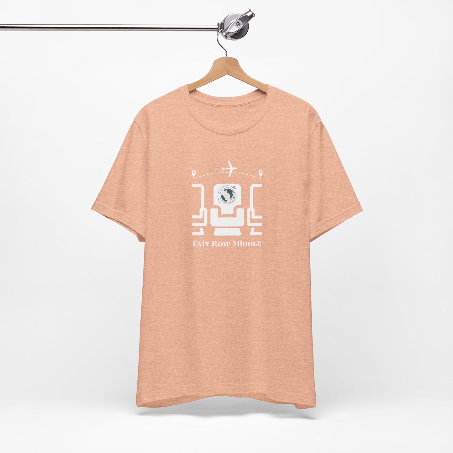Unisex Jersey Short Sleeve Exit Row Middle Travel T-Shirt