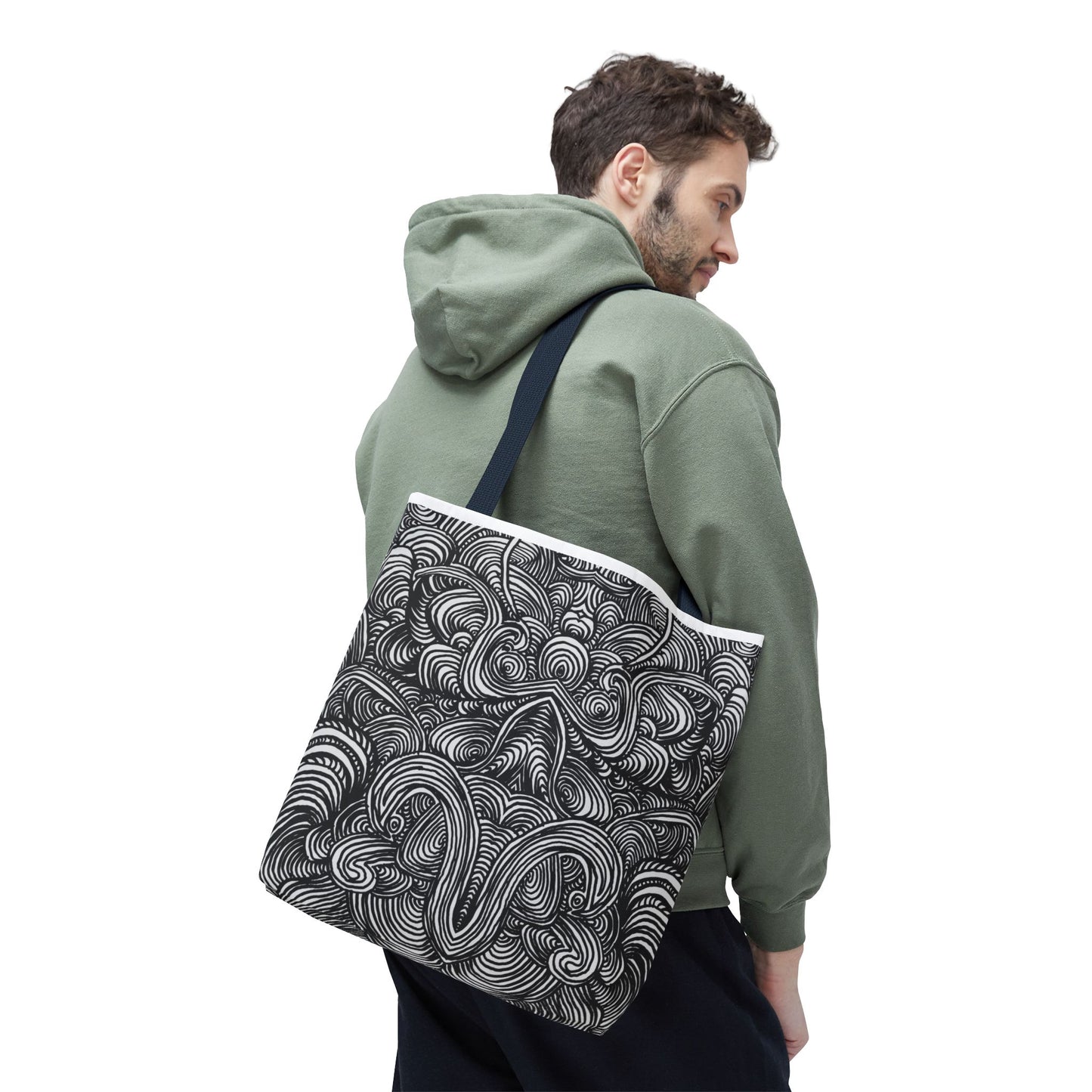 Unisex Original Line Art All Over Print Tote Bag - Mirage
